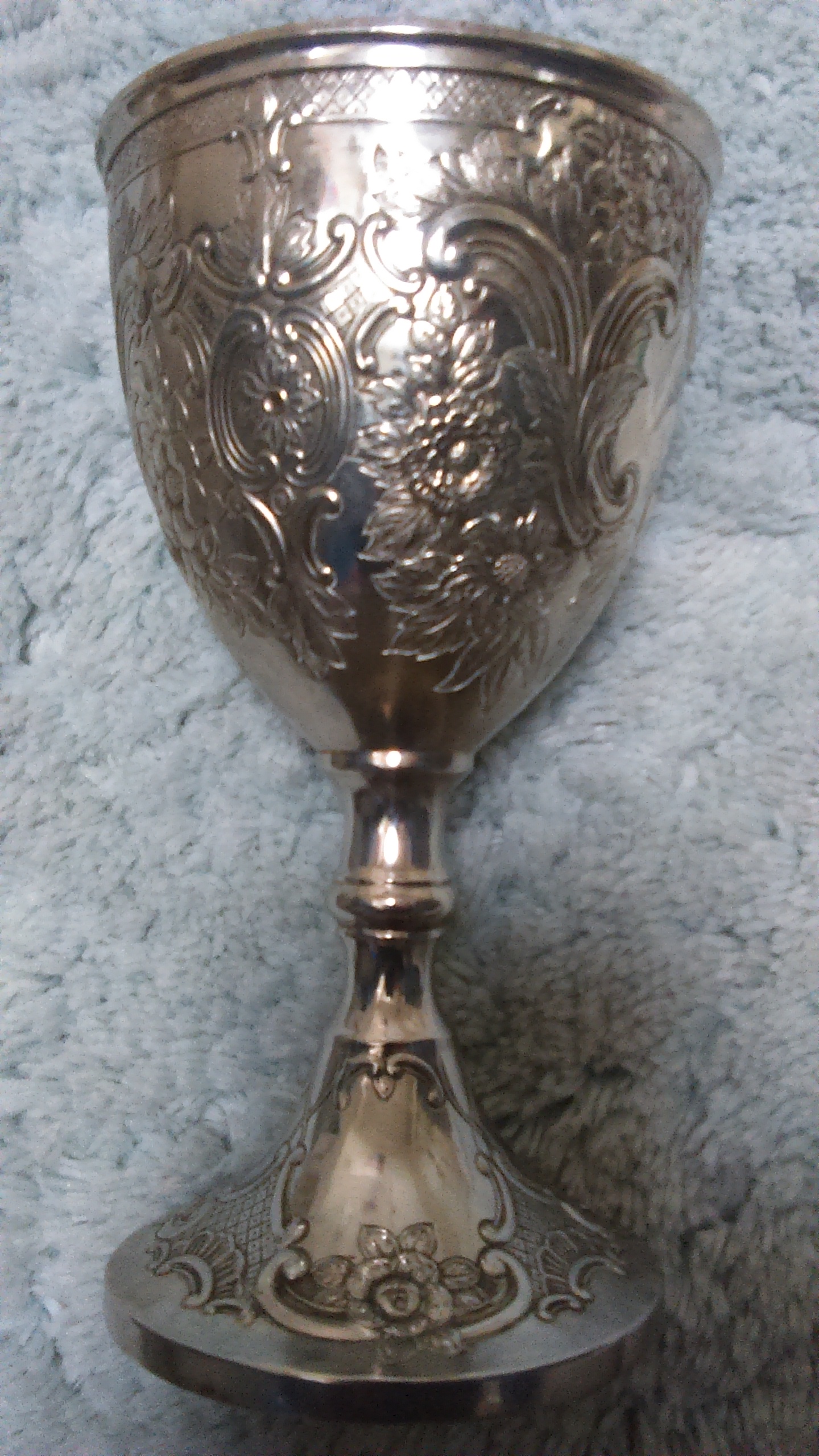 8 silver goblets