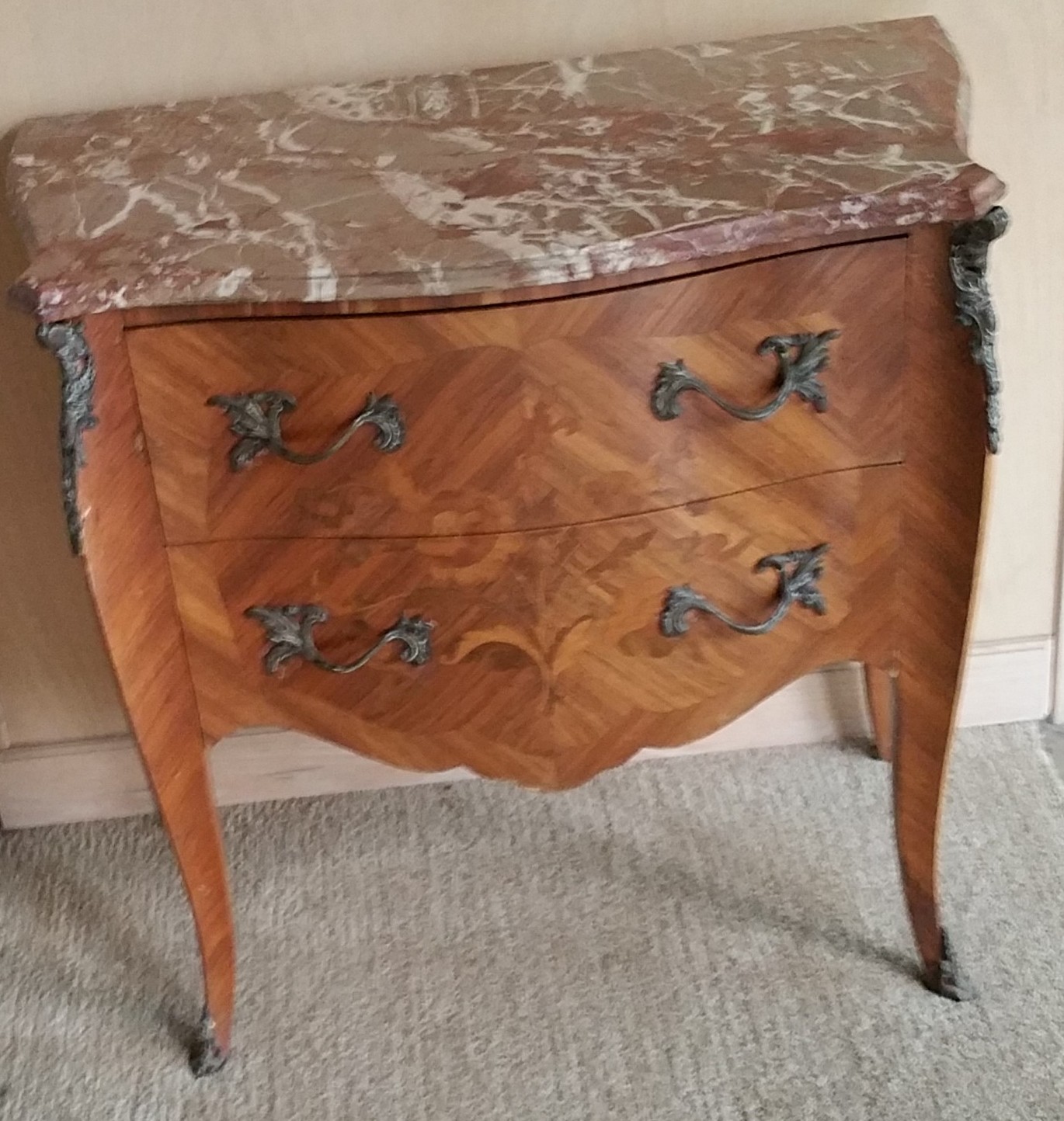 Antique Chest with Marble Top - Photo 1