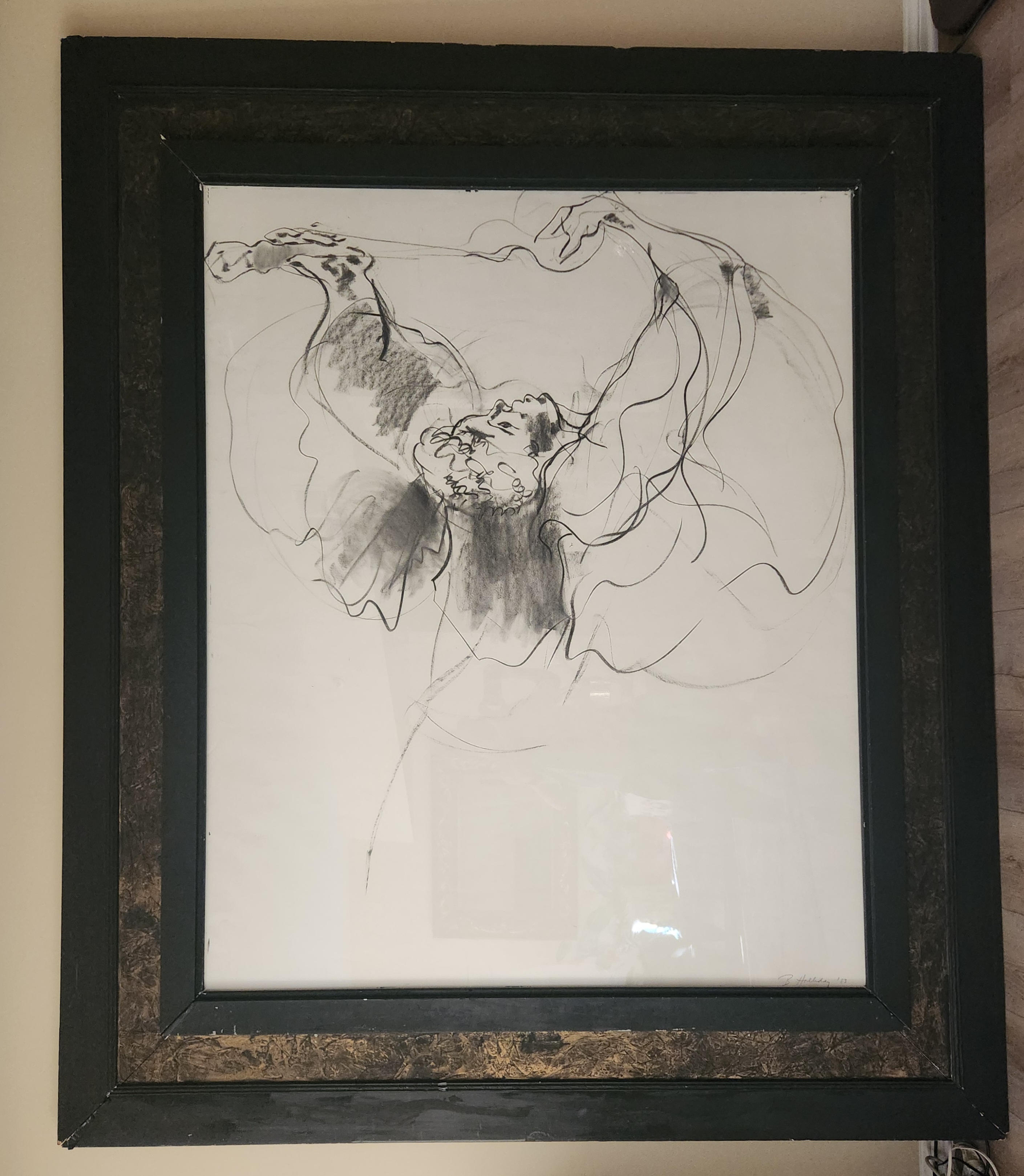 Bett Holliday Charcoal Raised Ukelele