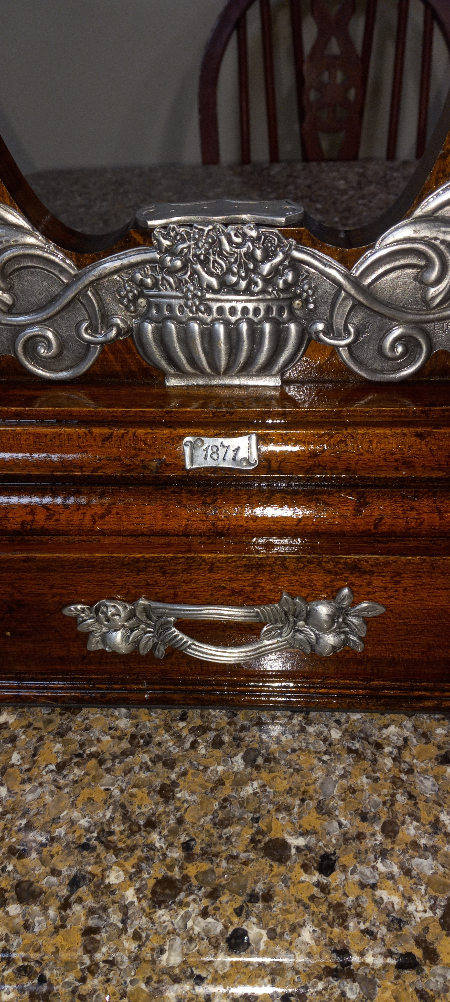 Antique Clock by C. Buelke — appraisal value $300 - $500