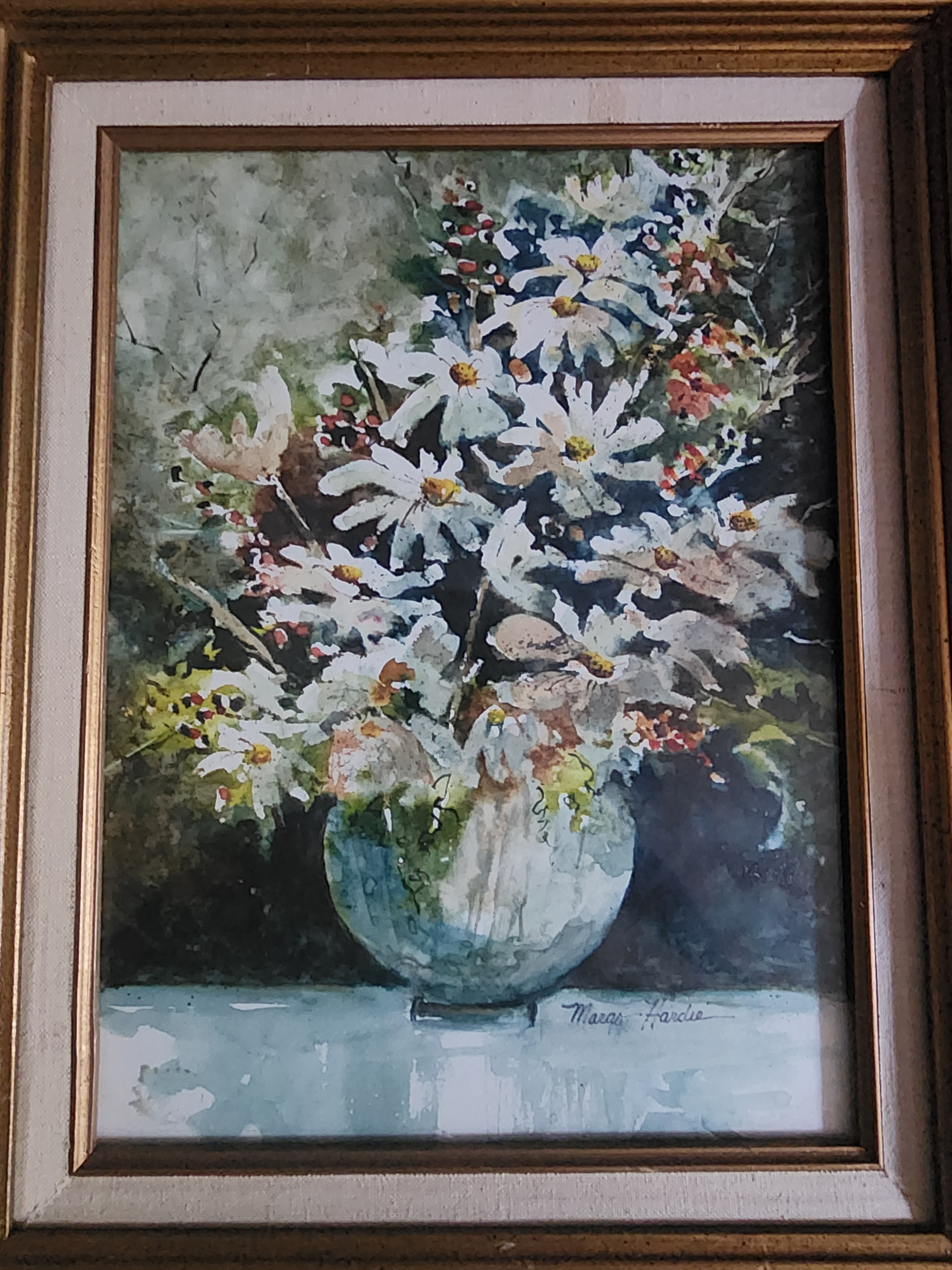 Still life Daisies in a Vase — appraisal value $150 - $300