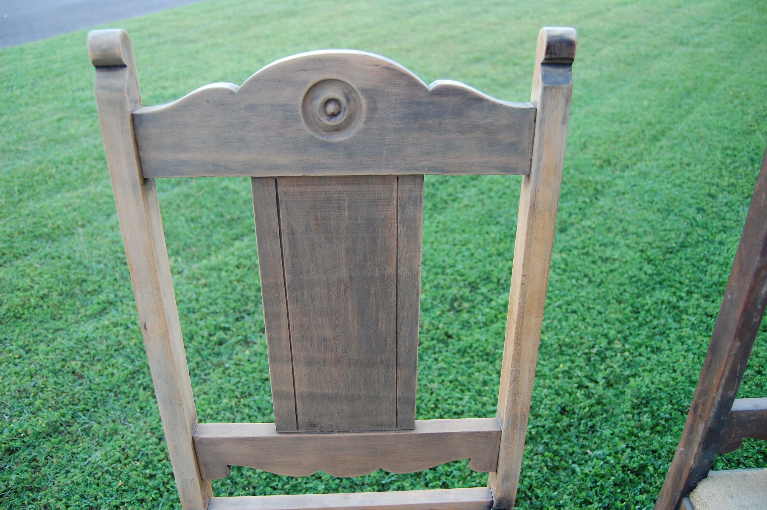 Very Distressed Antique Chairs Made By Angelus Furniture Mfg Co