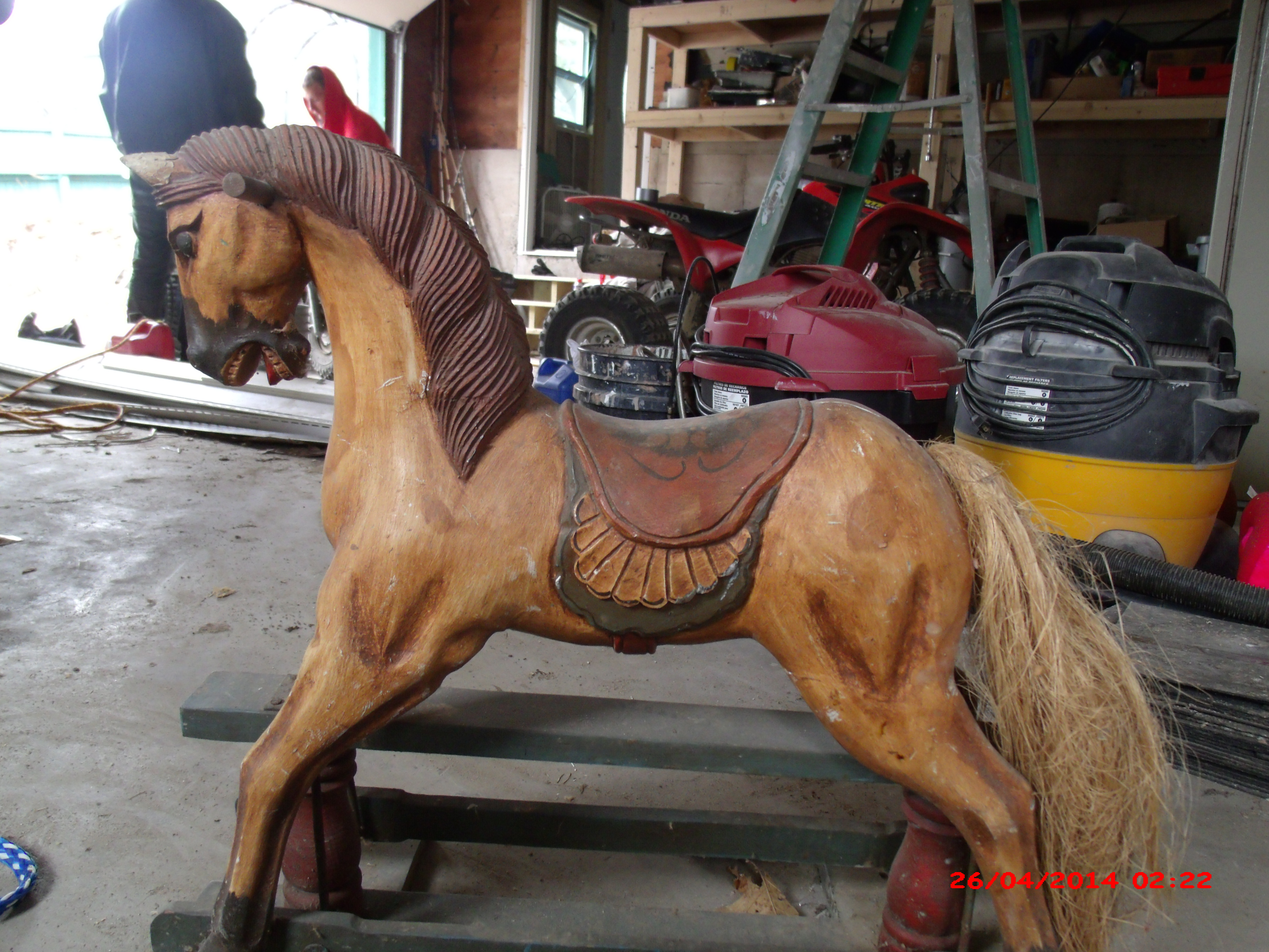 gliding rocking horse