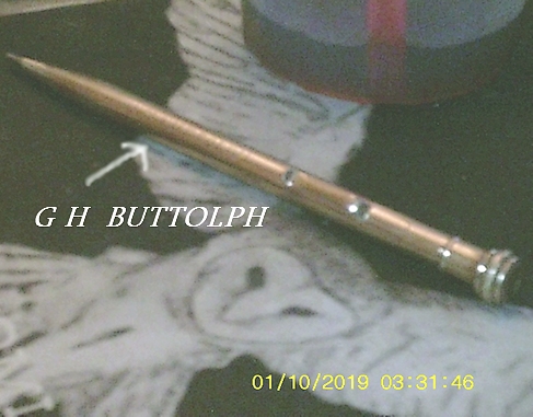 G H Buttolph 14k SOLID Gold Vintage Mechanical Pencil — appraisal value 