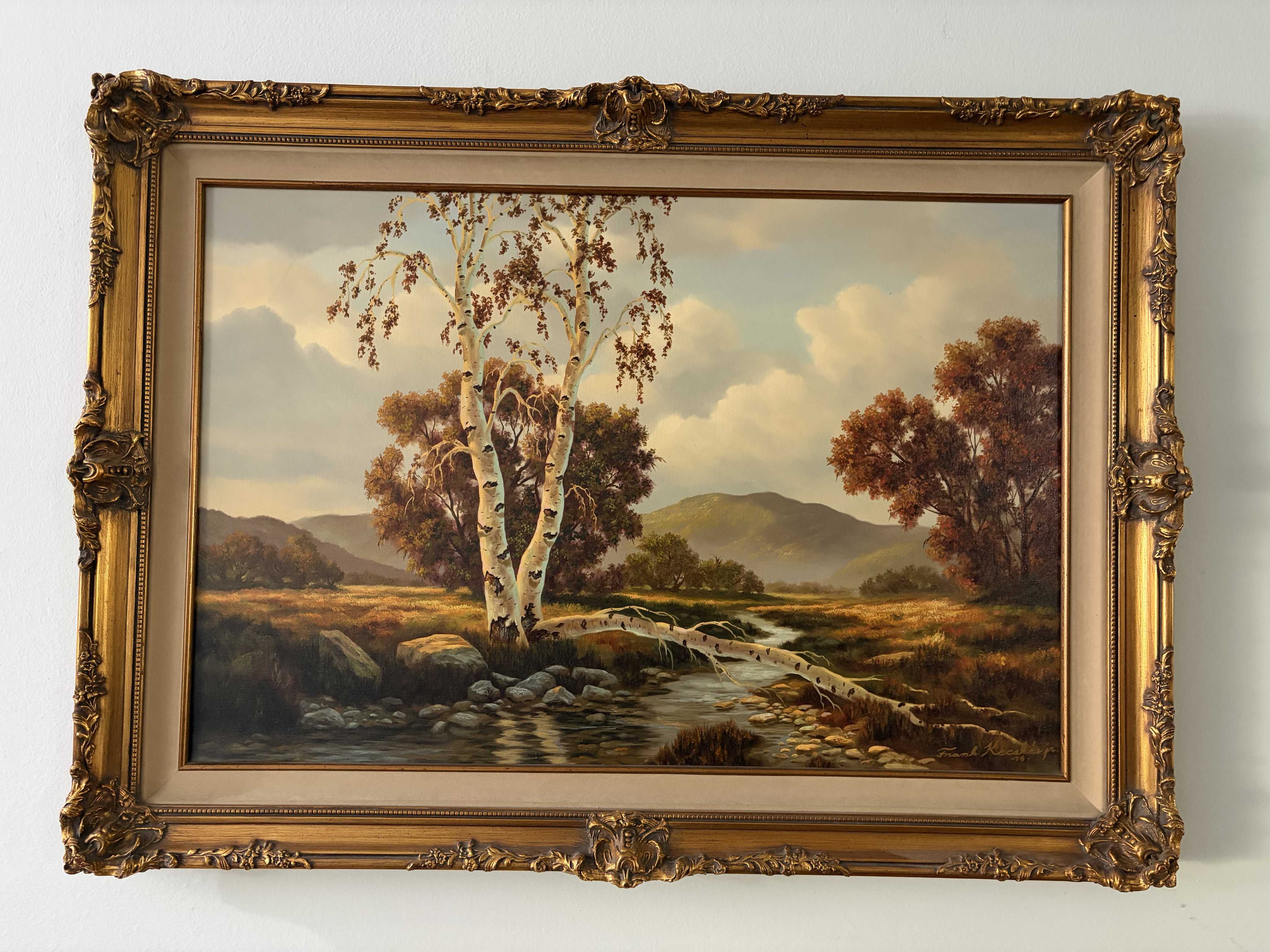 Frank Kecskés Jr. Woodland Painting