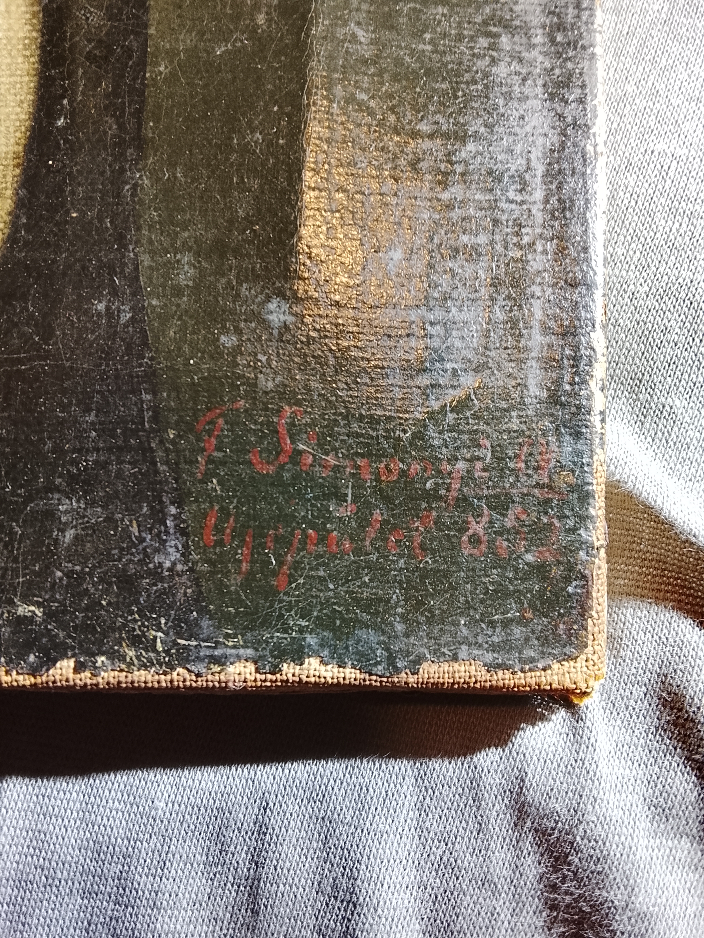 Portrait by F. Simonyi — appraisal value $600 - $900