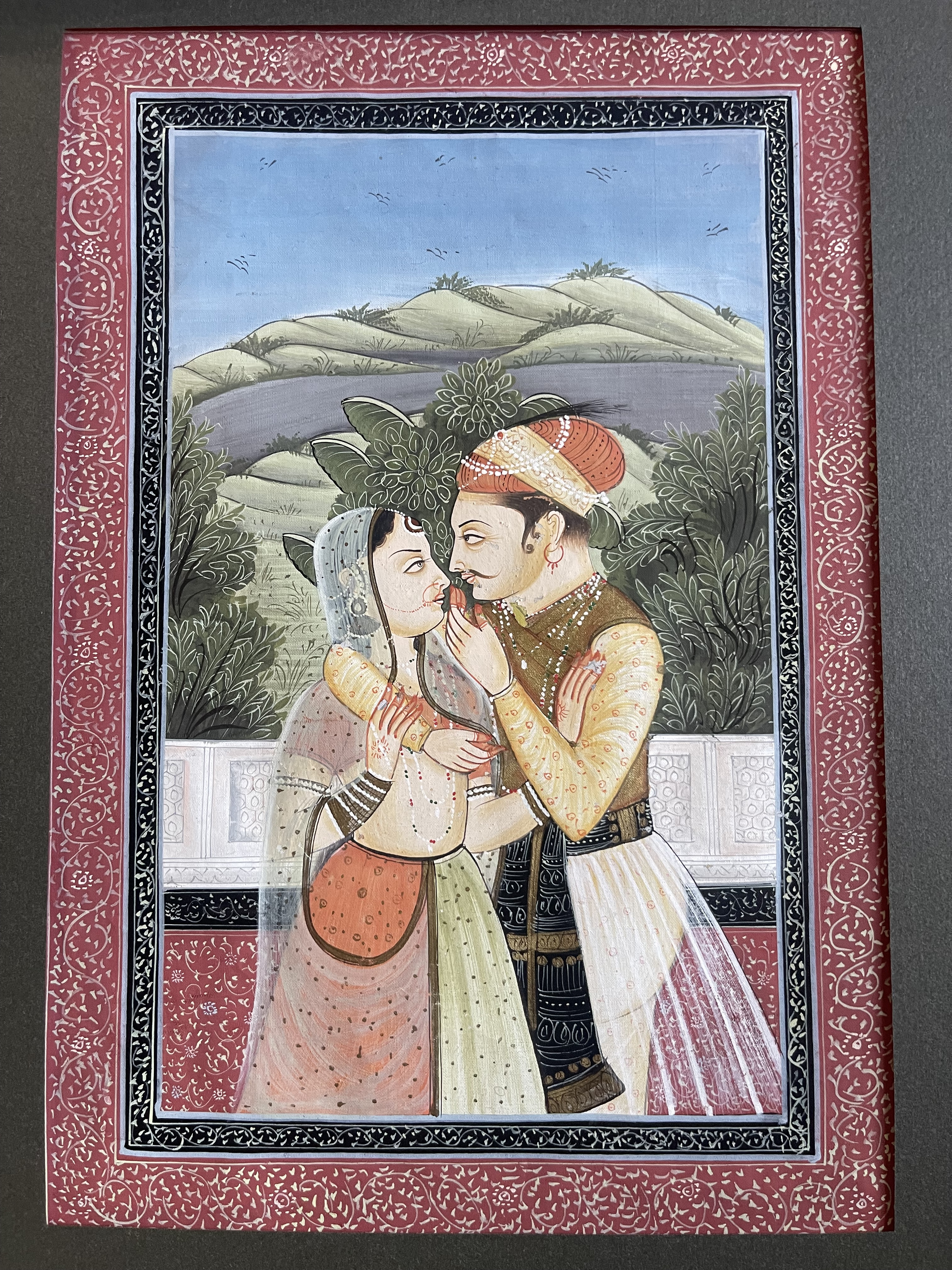 Mughal /Rajasthani Indian Miniature Painting