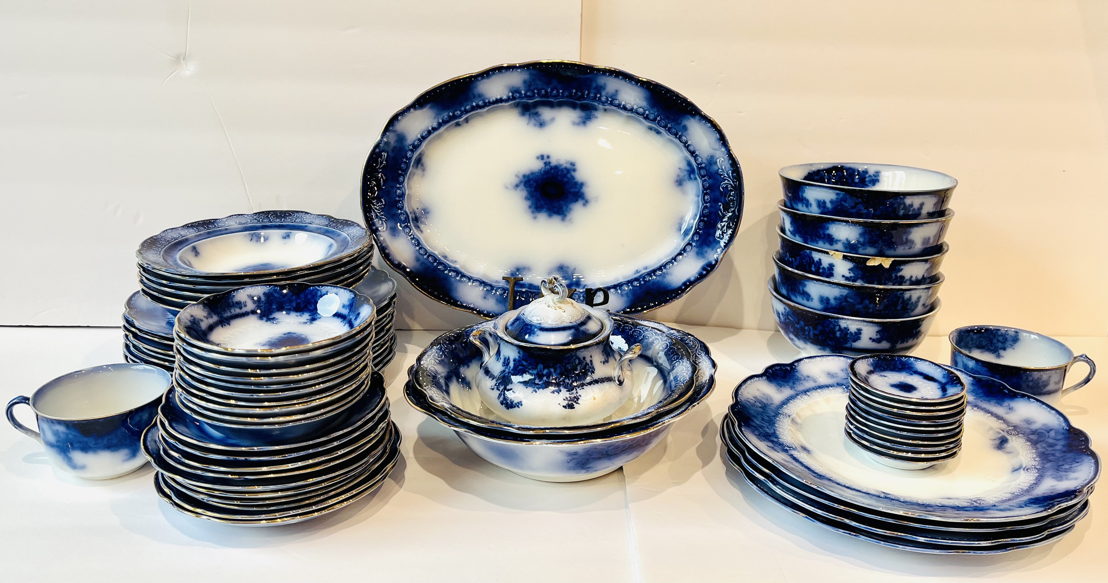 Antique Flow Blue Dishes Alfred Meakin Kelvin