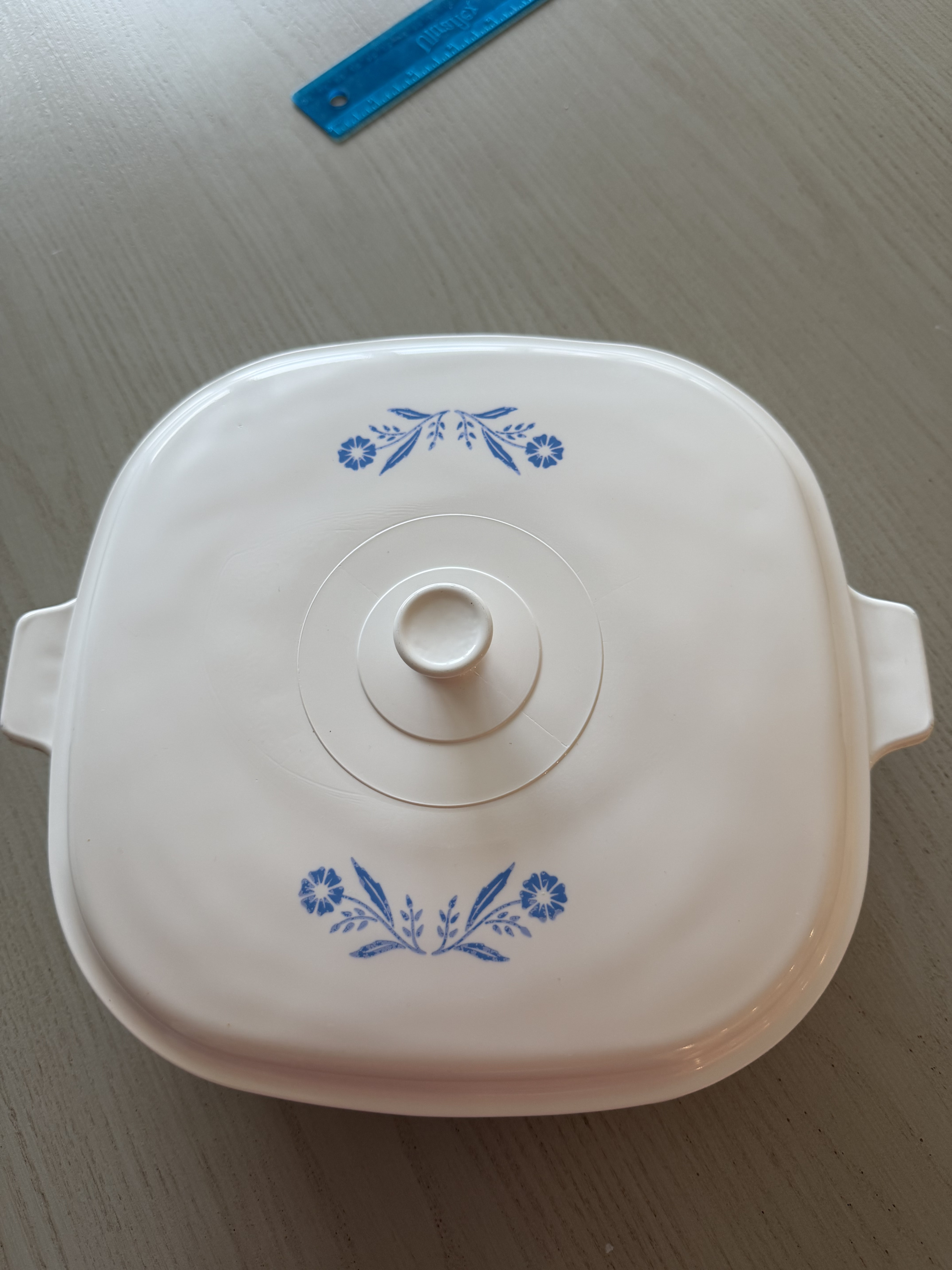 1950’s Corning ware cornflower  skillet