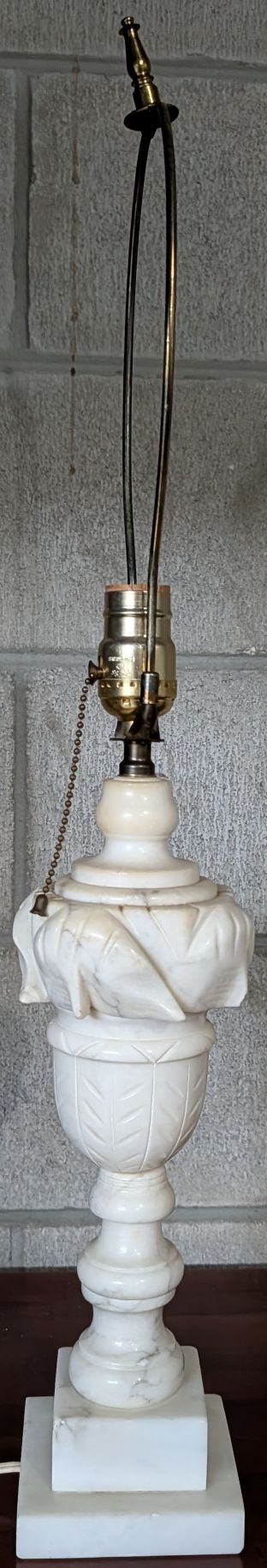 Alabaster Table Lamp — appraisal value $150 - $250
