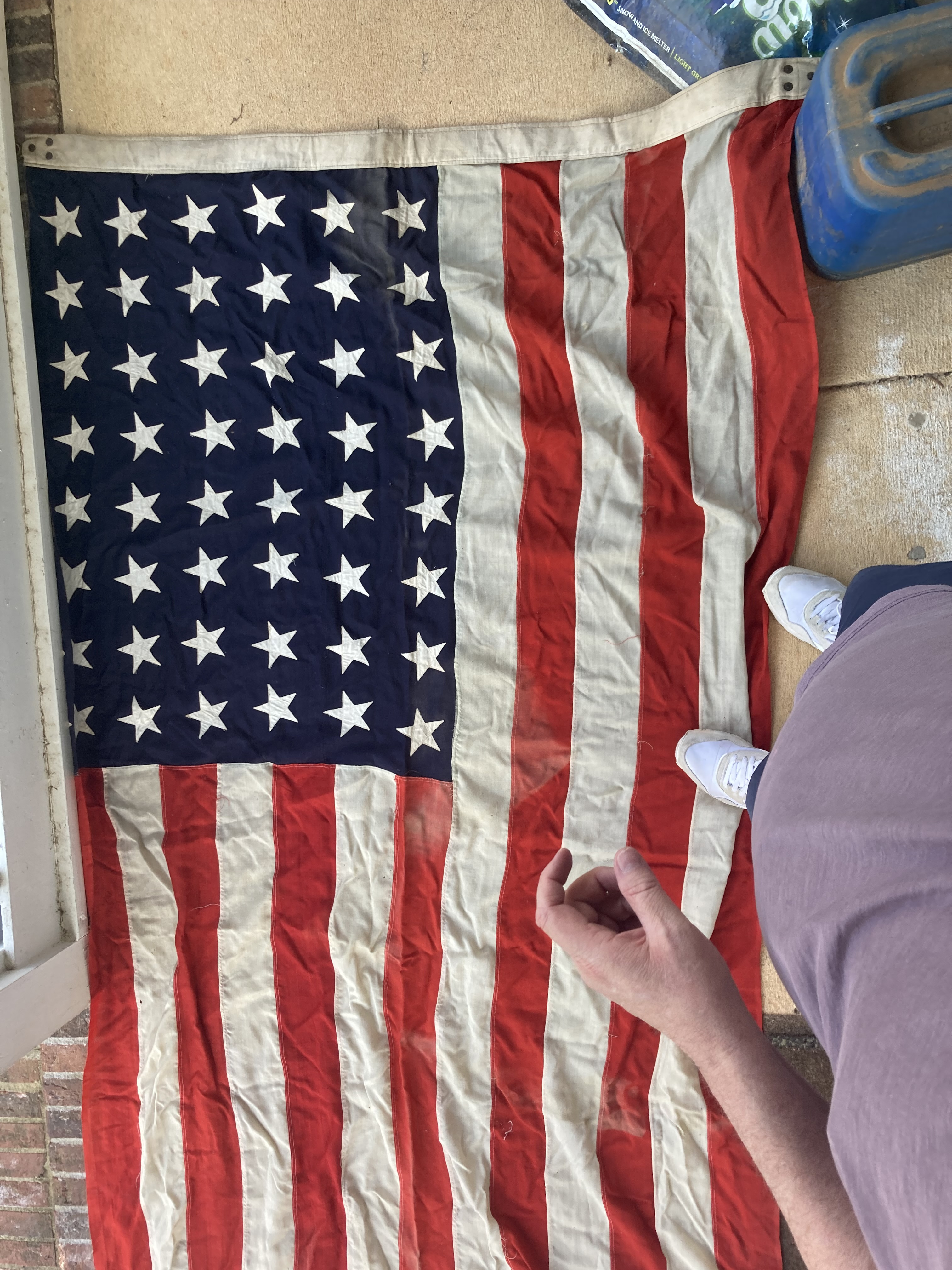 WWII Era American Flag — appraisal value $420 - $700