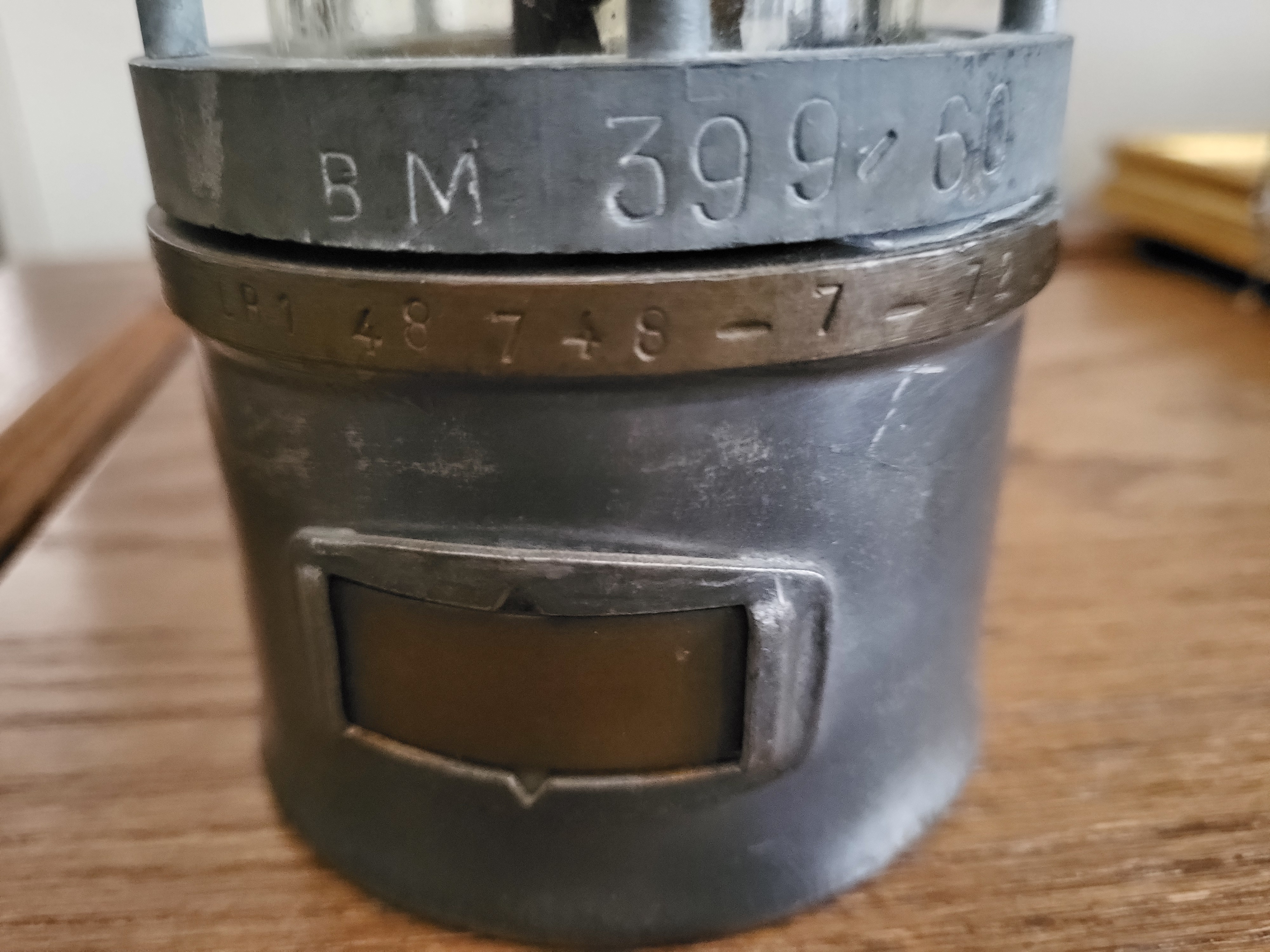 Antique European Miner's Lamp