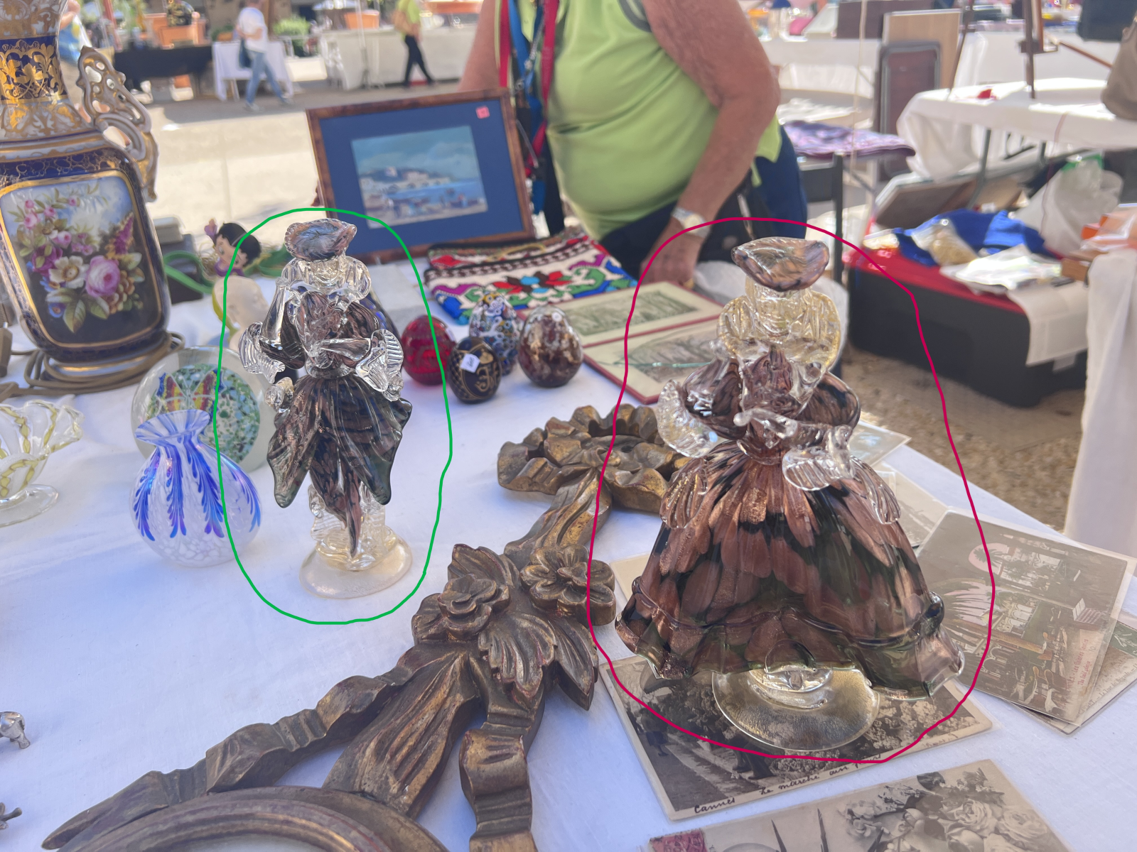 hand‑blown glass figurine