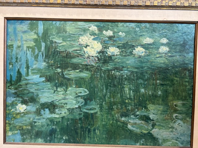 Claude Monet 'White and Purple Water Lilies'