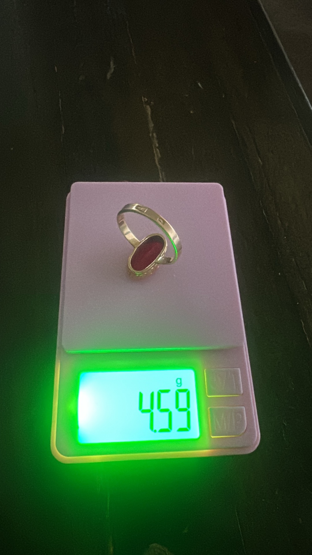 Soviet Union 14kt gold ruby ring