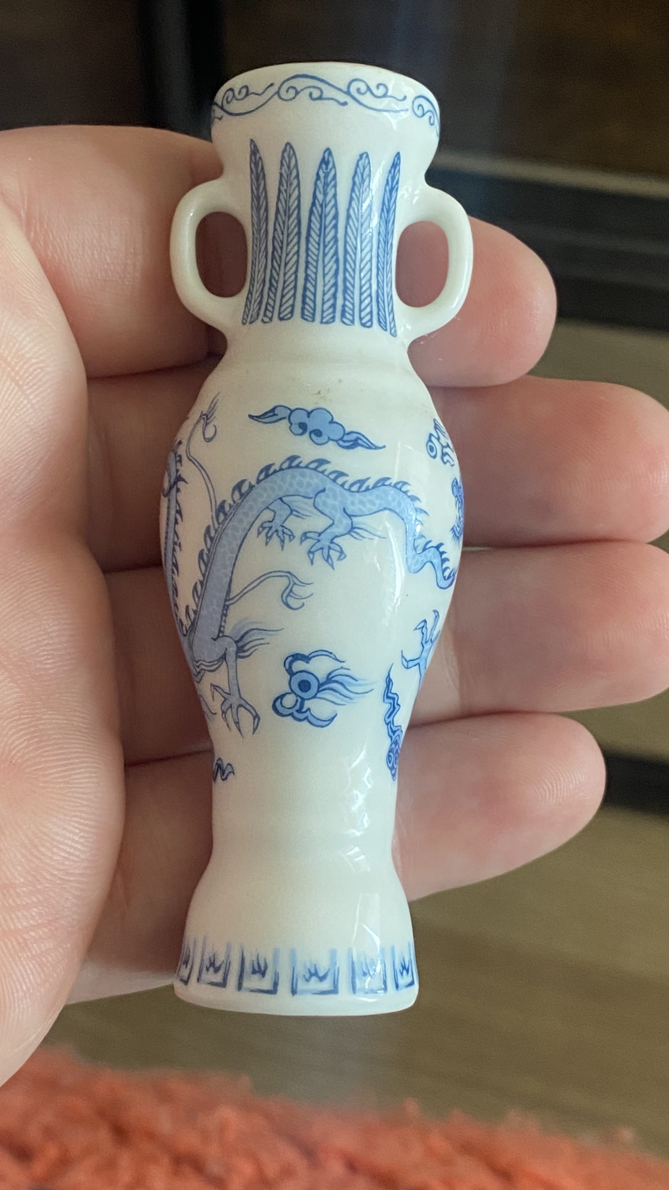 Franklin Porcelain Miniature Vase