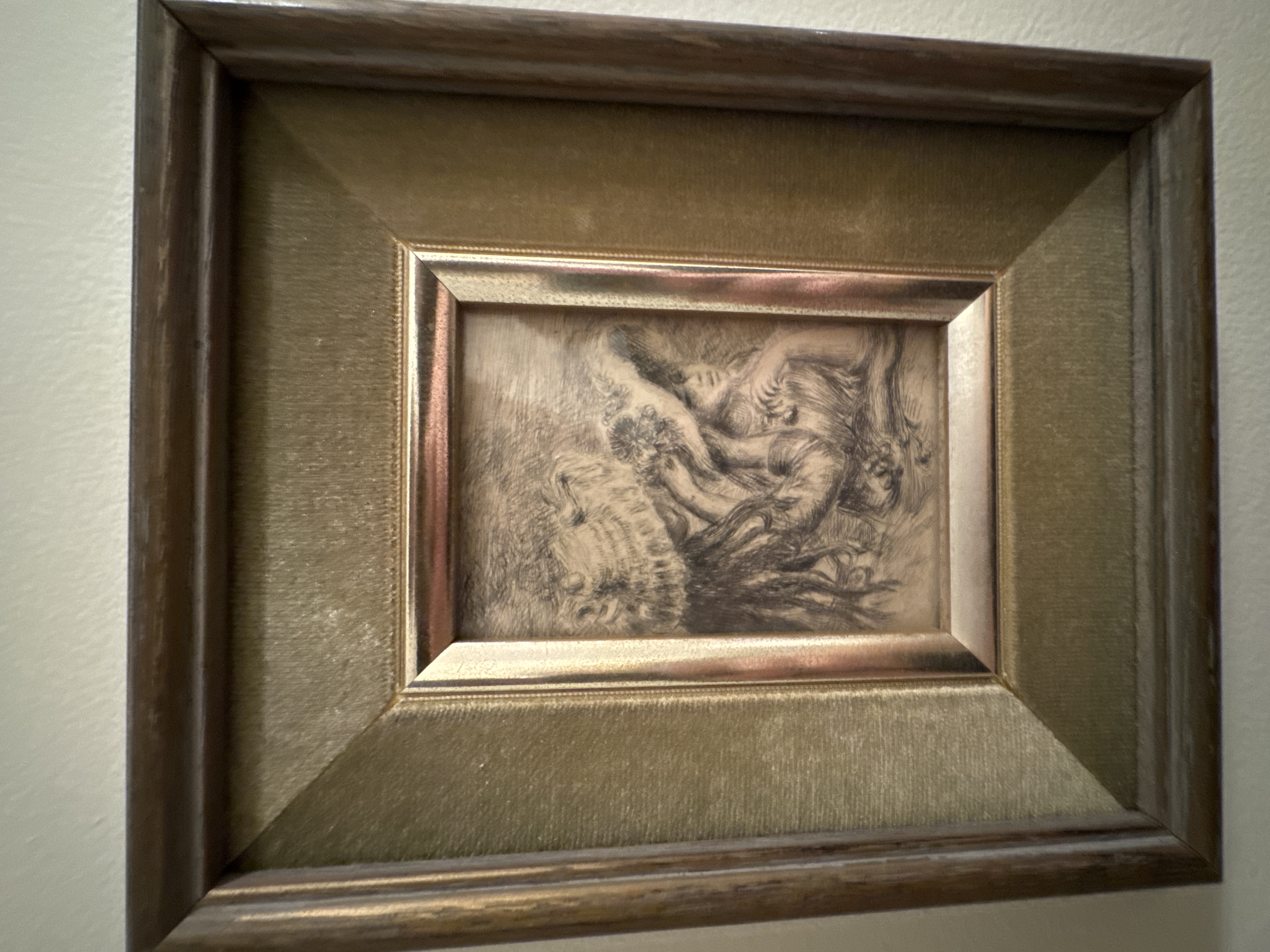 Original Pencil Drawing by Pierre-Auguste Renoir