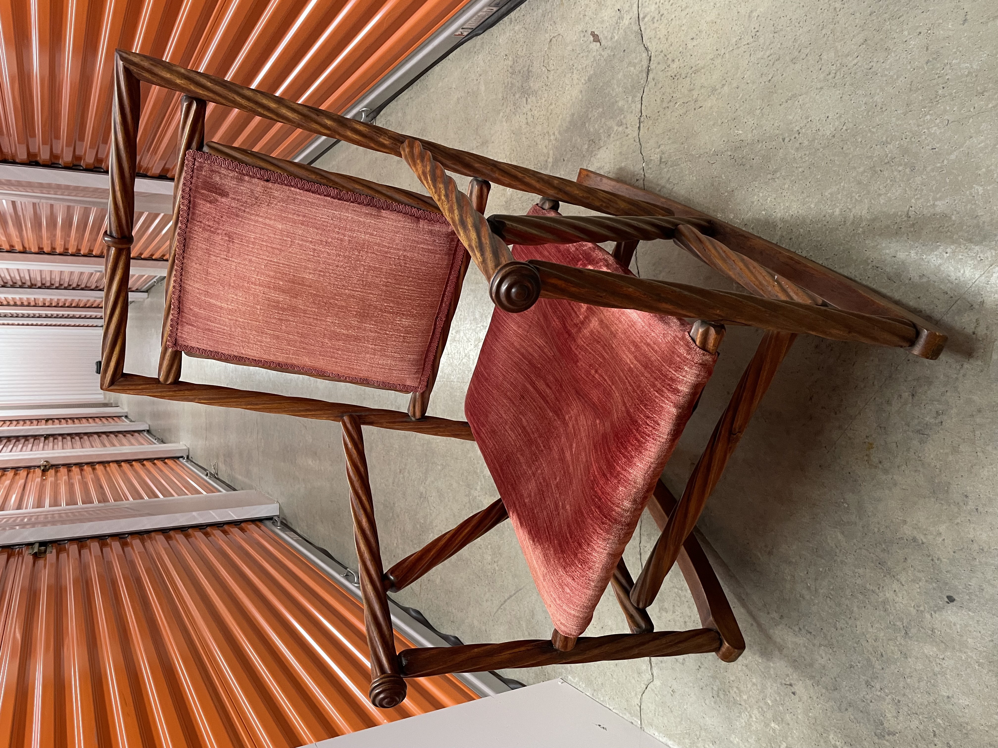 Antique Red Rocking Chair