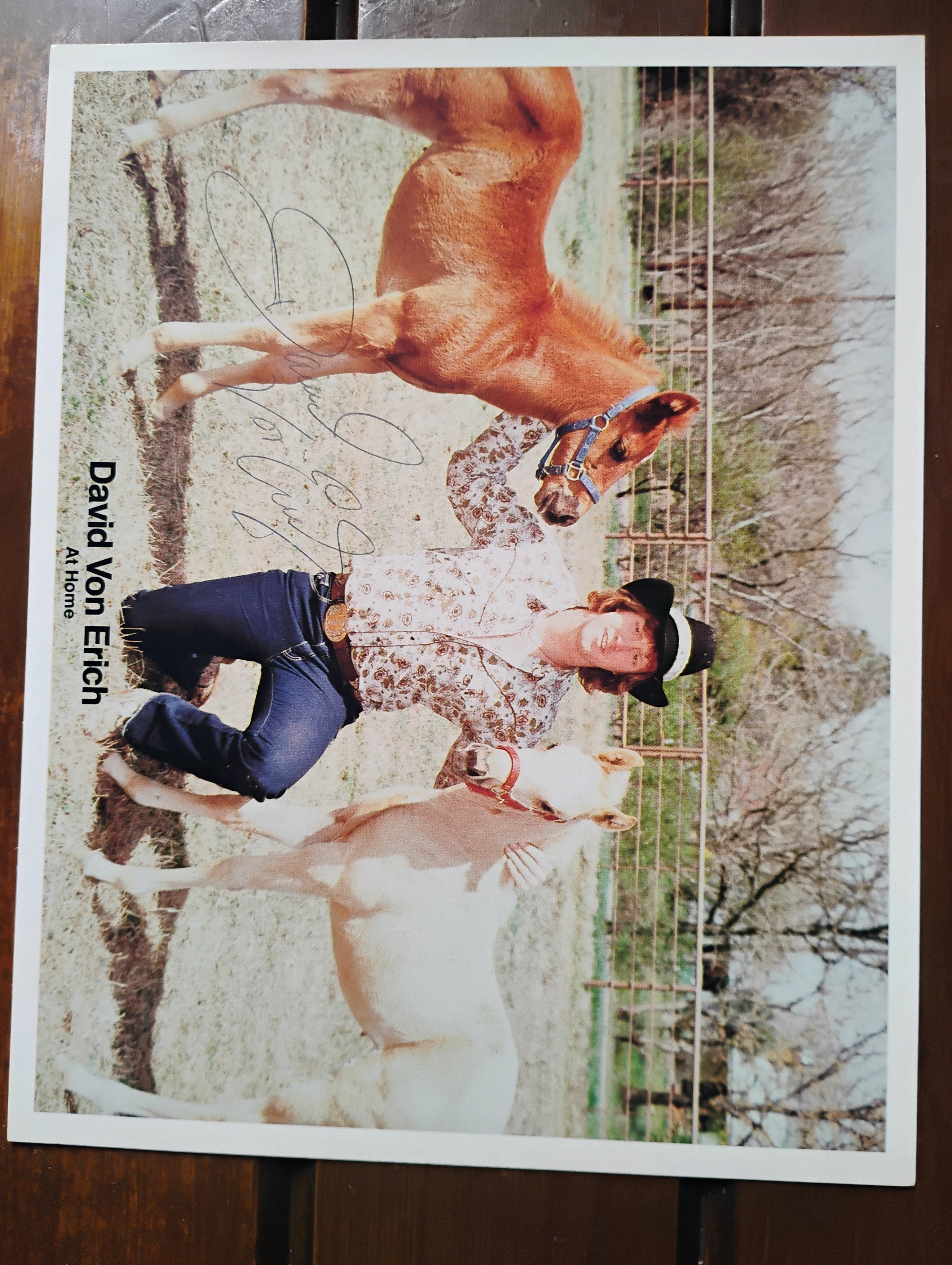 David Von Erich Autographed Photo