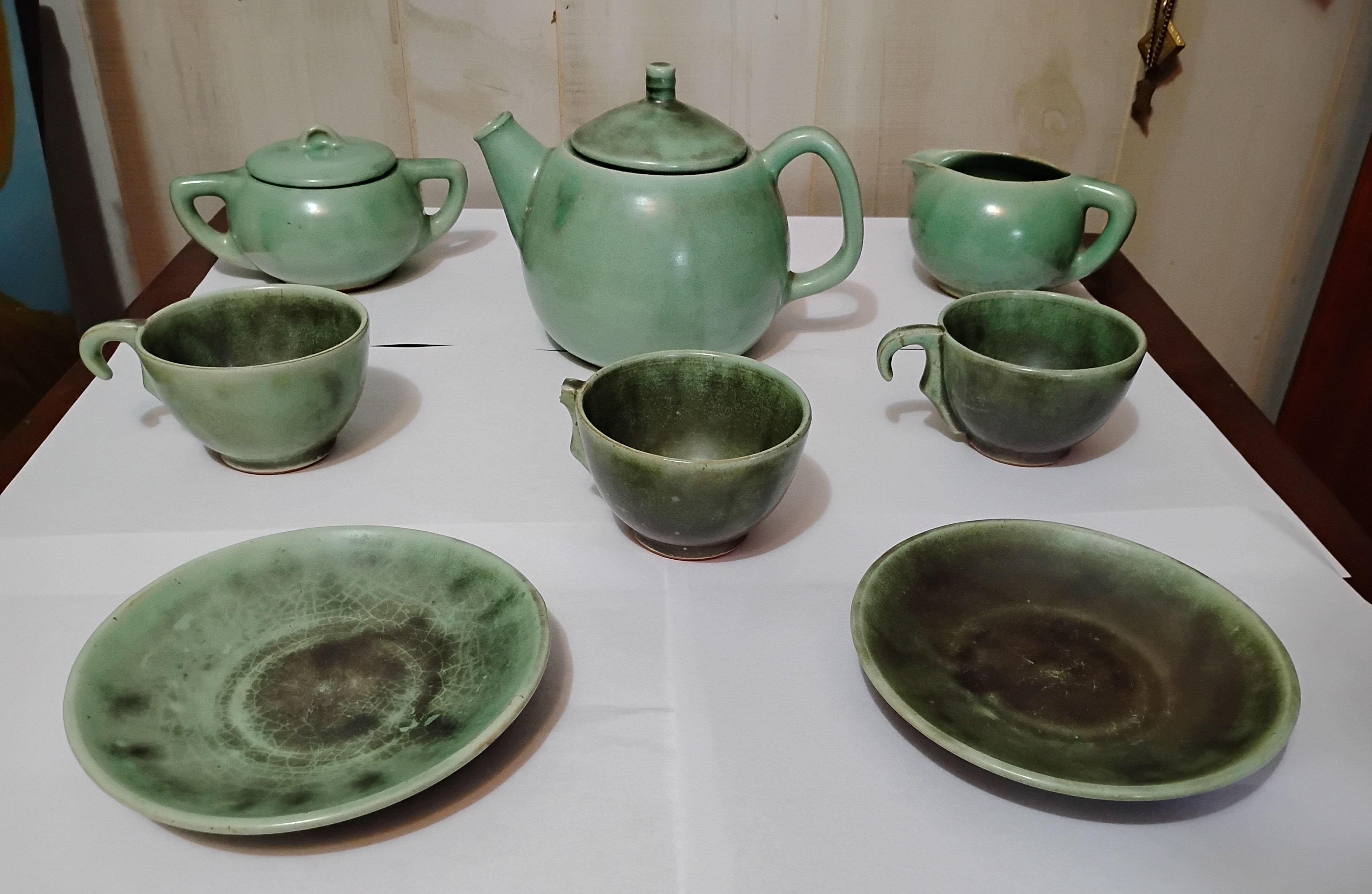 Shearwater Pottery Tea Set by Peter Anderson