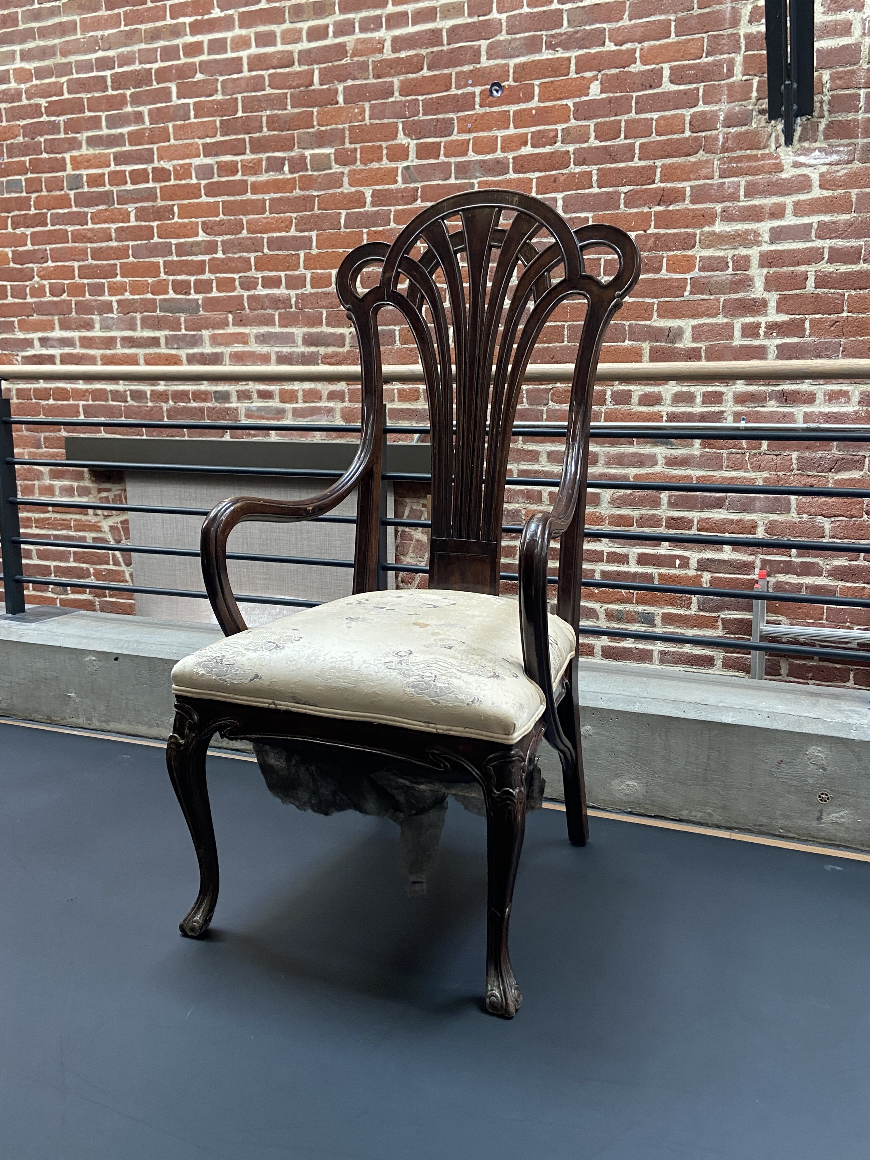 French Art Nouveau Eugène Gaillard Reproduction Armchair