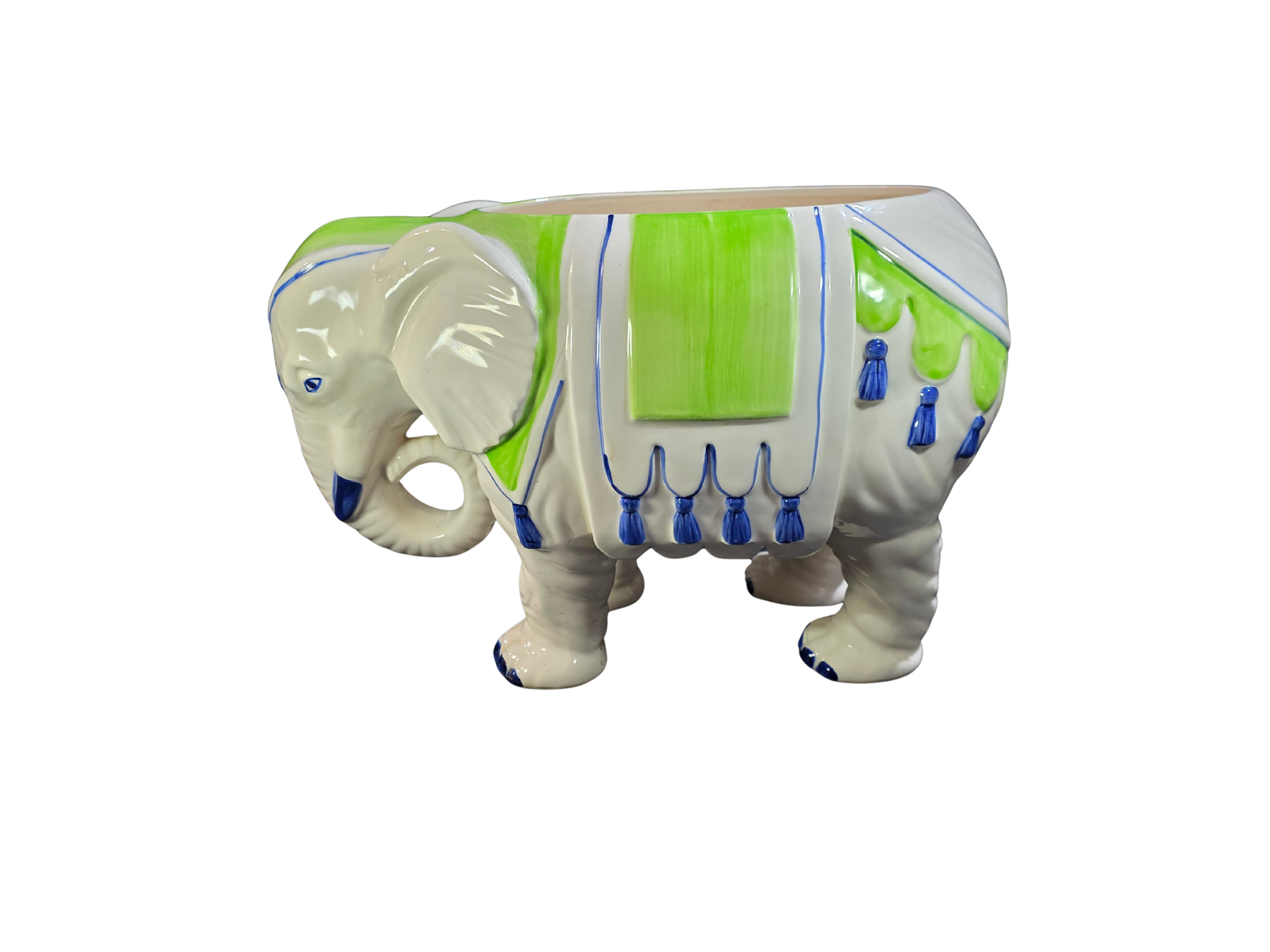 Fitz & Floyd Elephant Cachepot