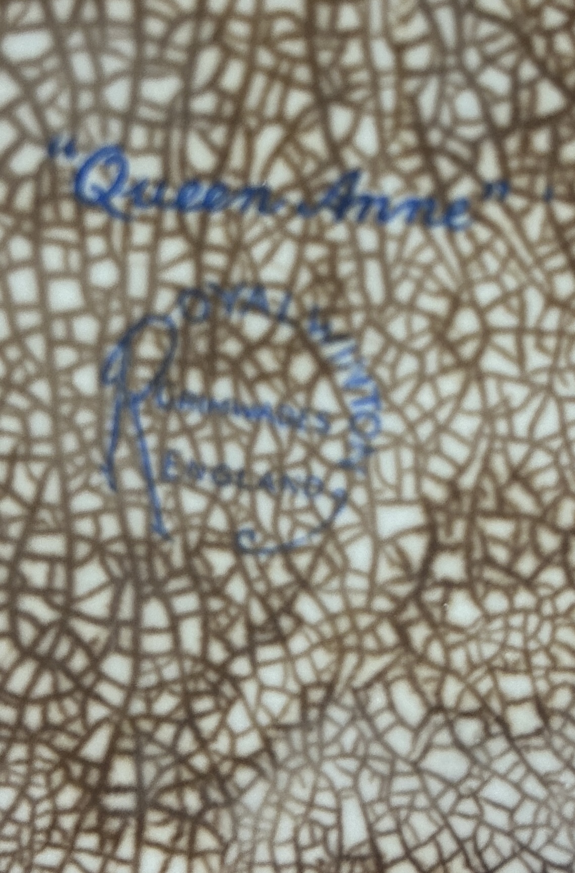 Royal Worcester "Queen Anne" Butter Dish