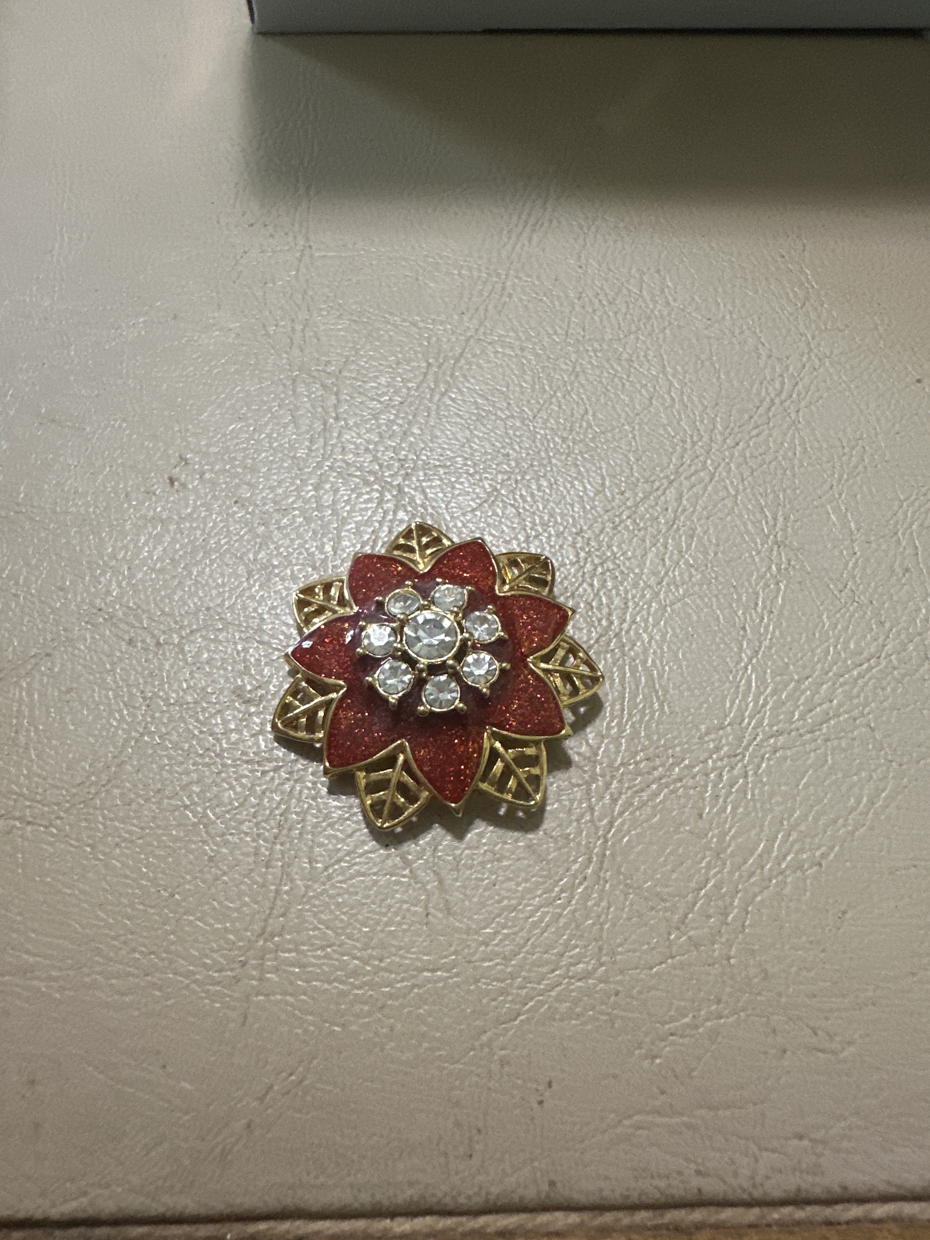 Vintage Floral Brooch