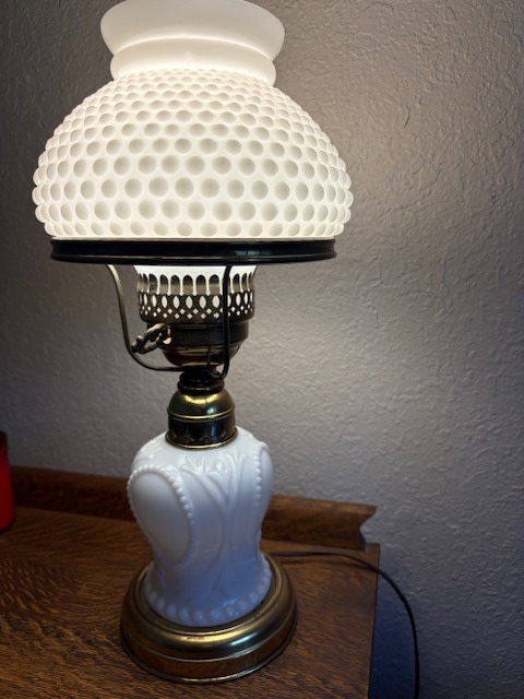 vintage oil lamps, some converted