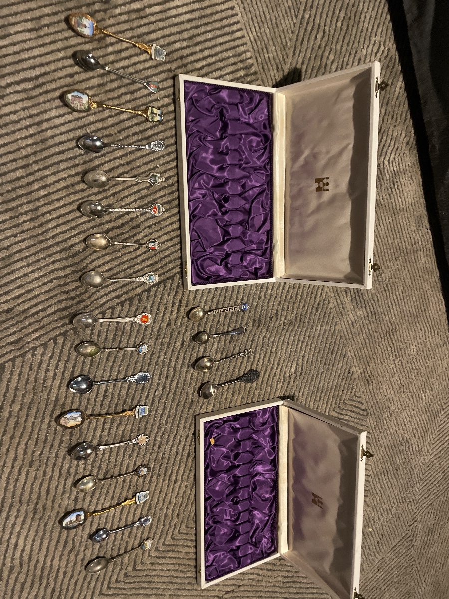 Antique Souvenir Spoon Collection