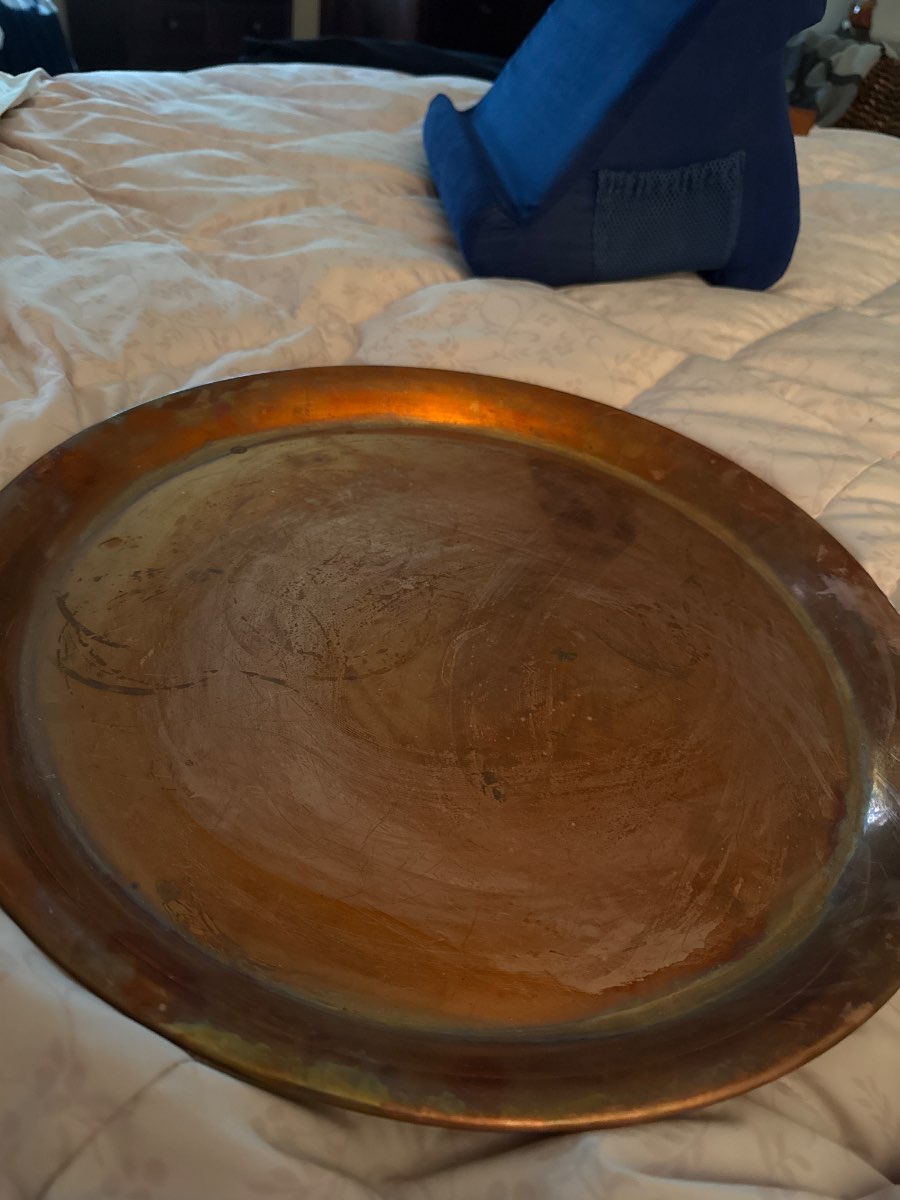 Antique Copper Serving Tray
