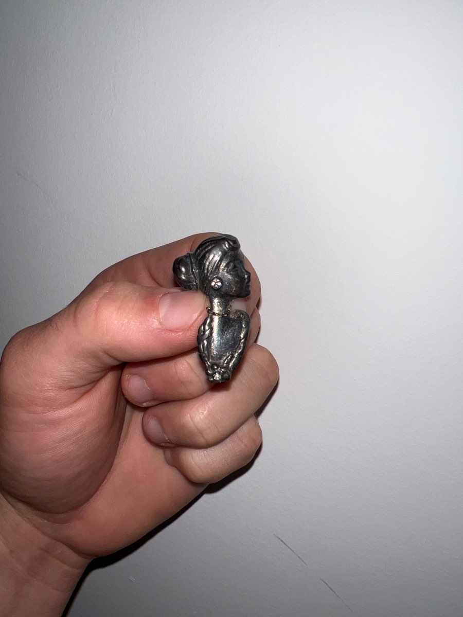 Art Deco Silver Brooch