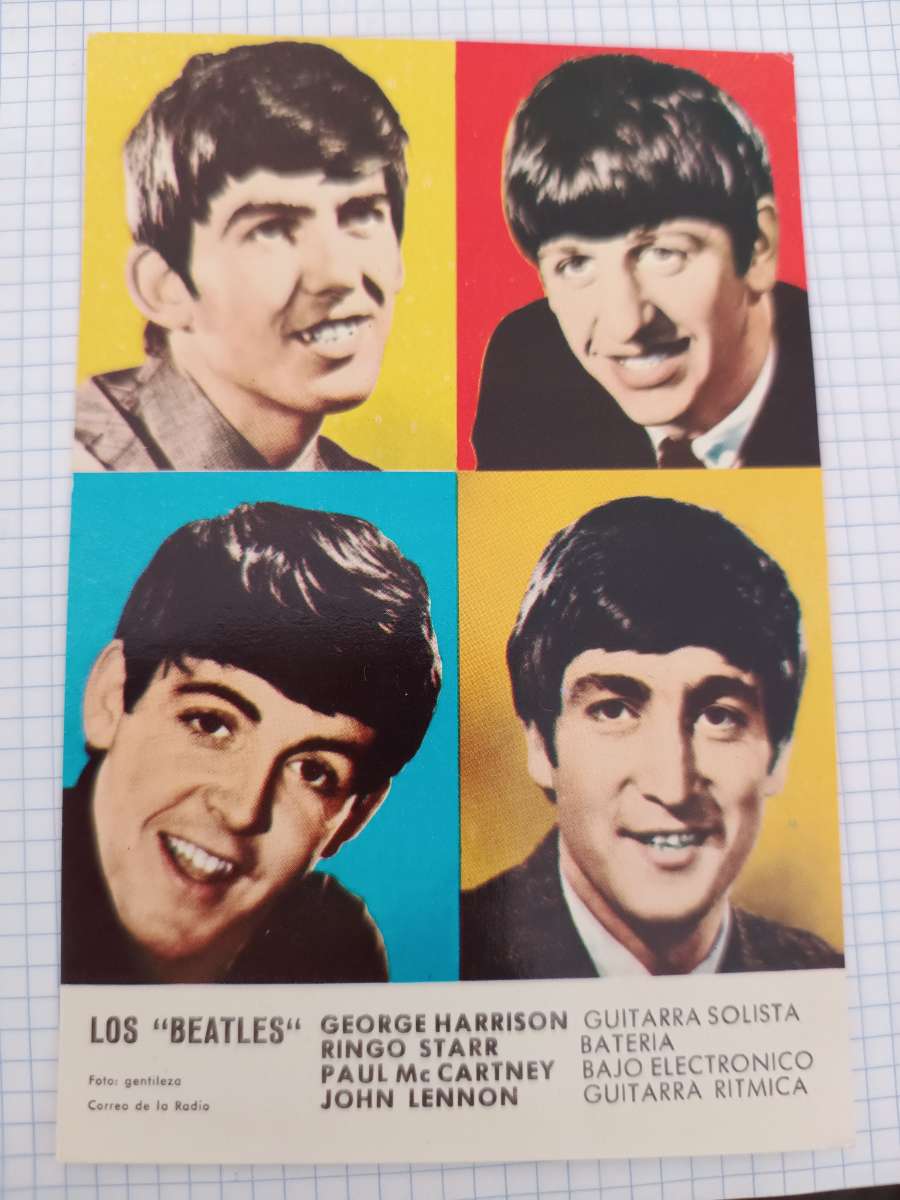 Beatles Vintage Postcard