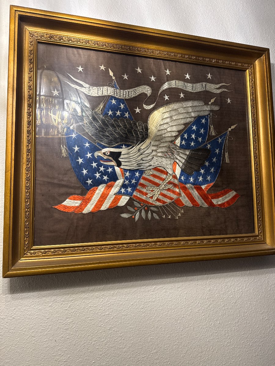 American Eagle Textile Art