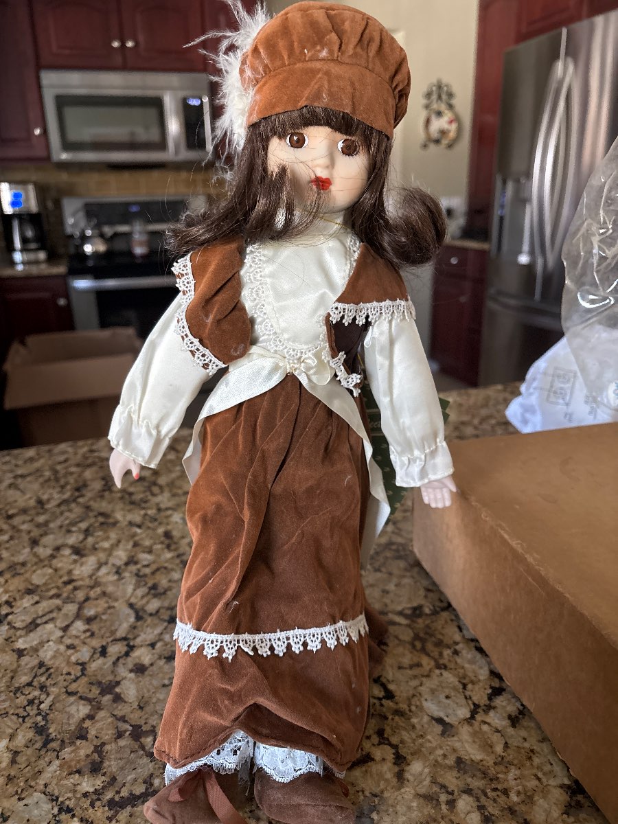 Vintage Porcelain Doll