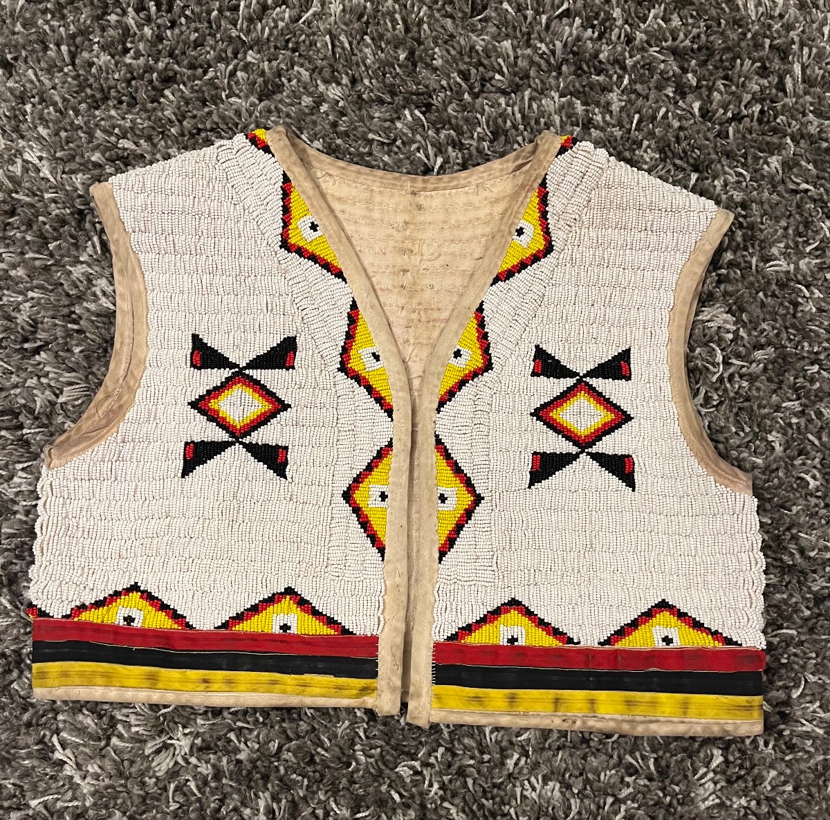 Early 1900 sioux beaded vest