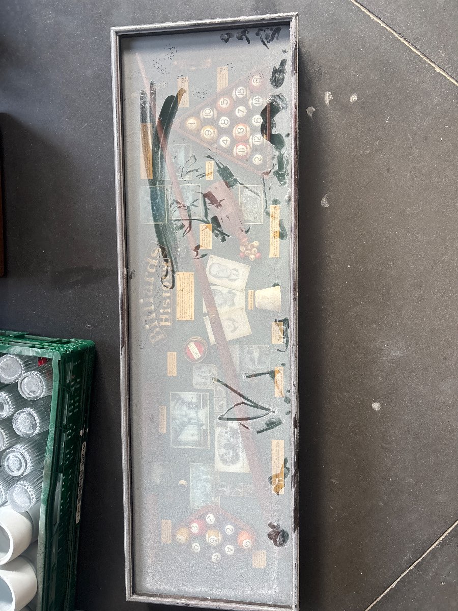 Vintage Pool Table Display