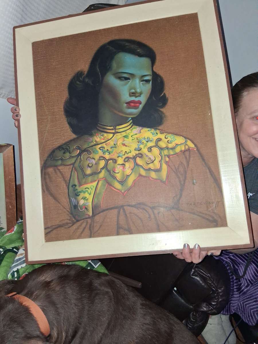 Vintage Portrait Painting