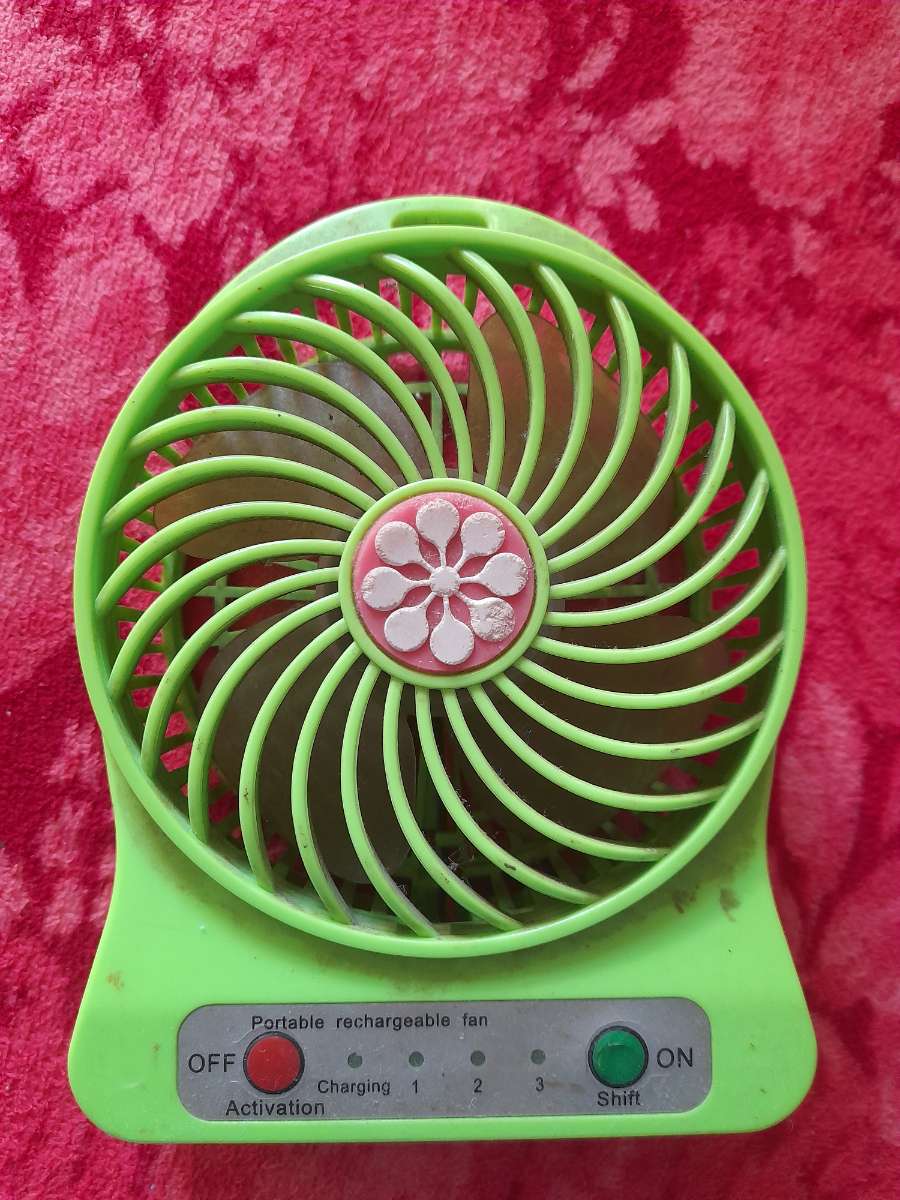 Portable Rechargeable Fan