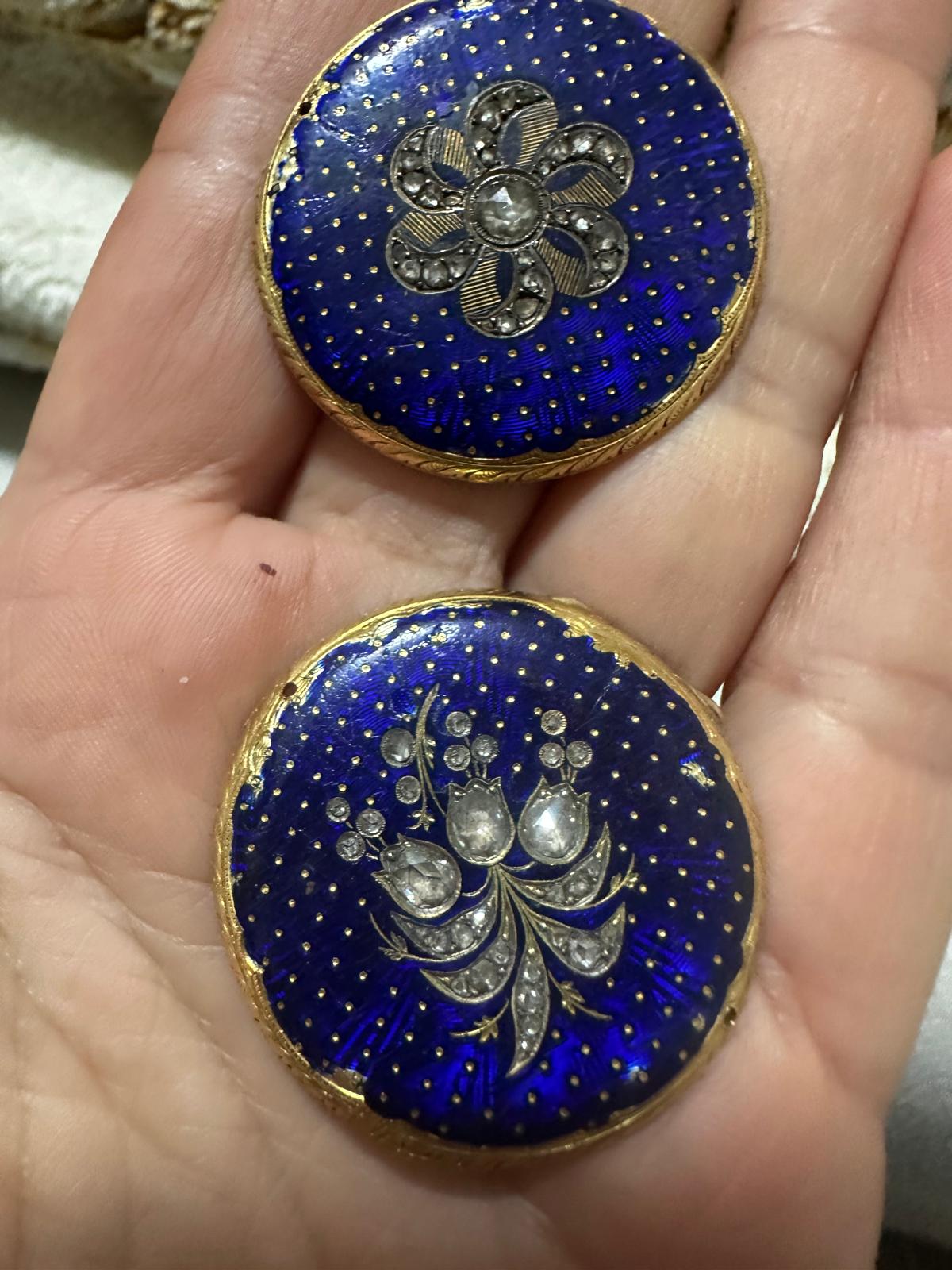 Decorative Enamel Brooches
