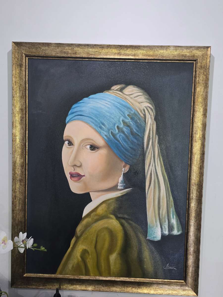 Reproduction of Girl with a Pearl Earring