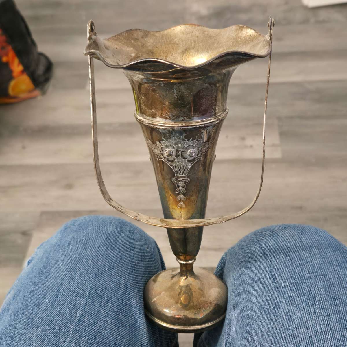 Sterling Silver Vase