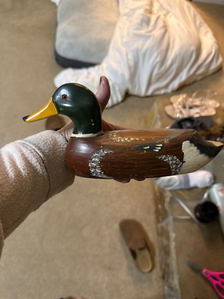 Wooden Duck Decoy