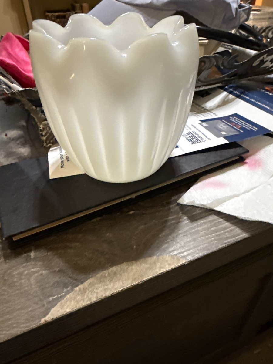 Milk Glass Vase