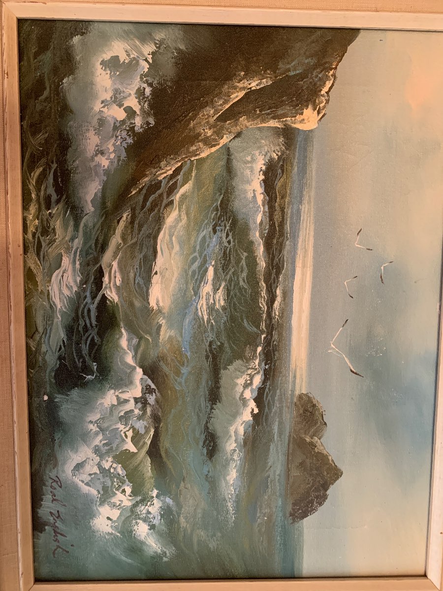 Coastal Landscape Painting by Ruth Zubek