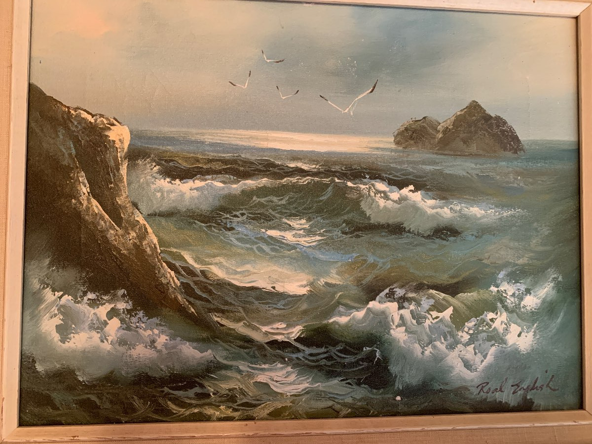 Coastal Landscape Painting by Ruth Zubek