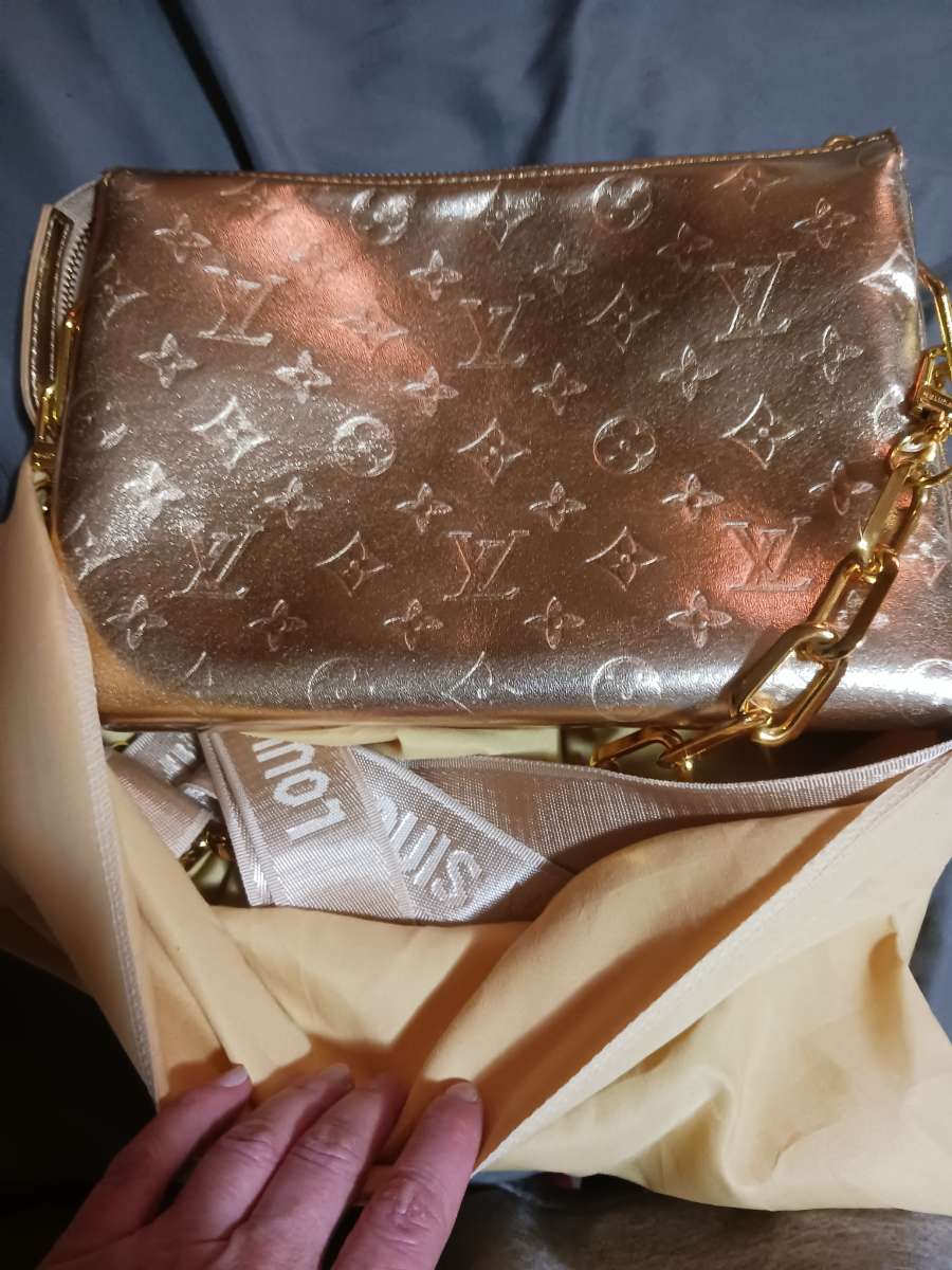 Louis Vuitton Gold Monogram Clutch