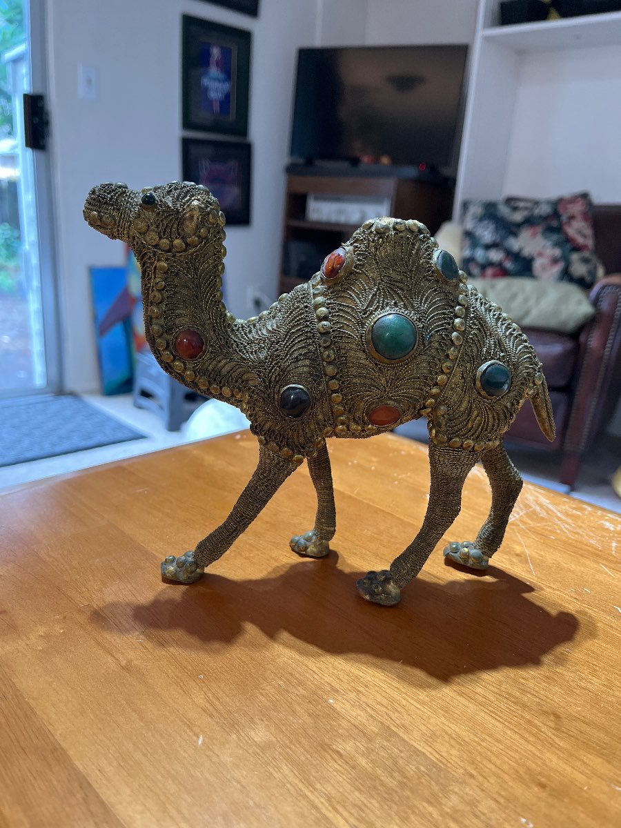 Brass Camel Figurine