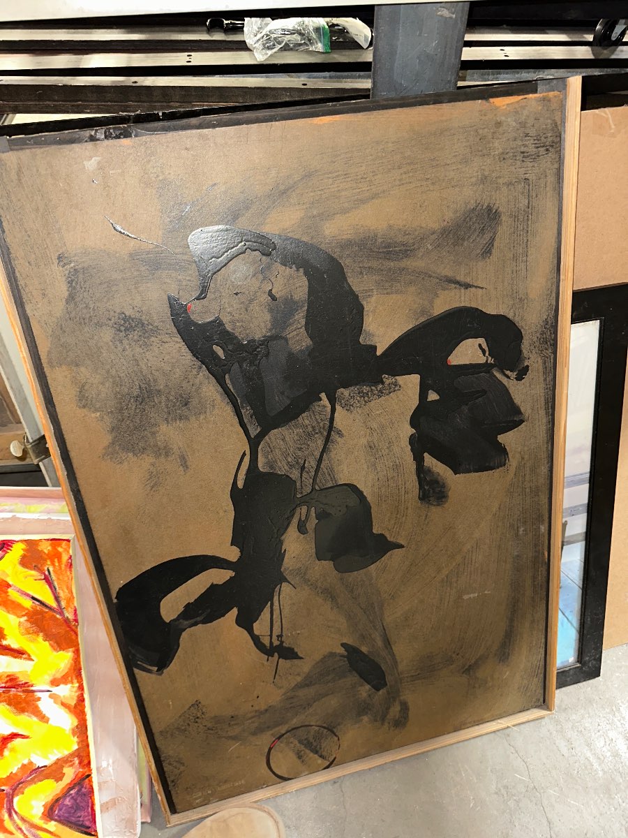 This is some sort of acrylic painting medium on wood