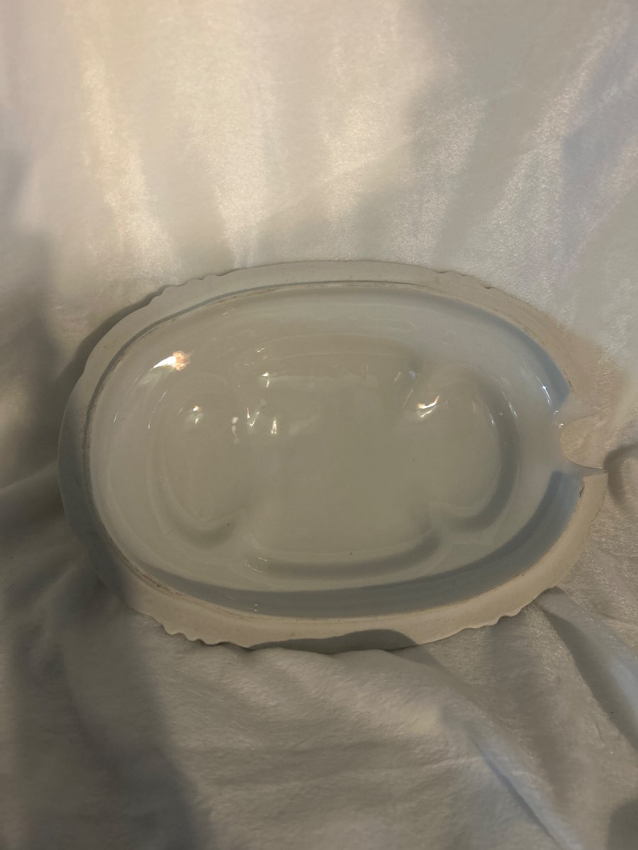 Antique Limoges Porcelain Serving Dish